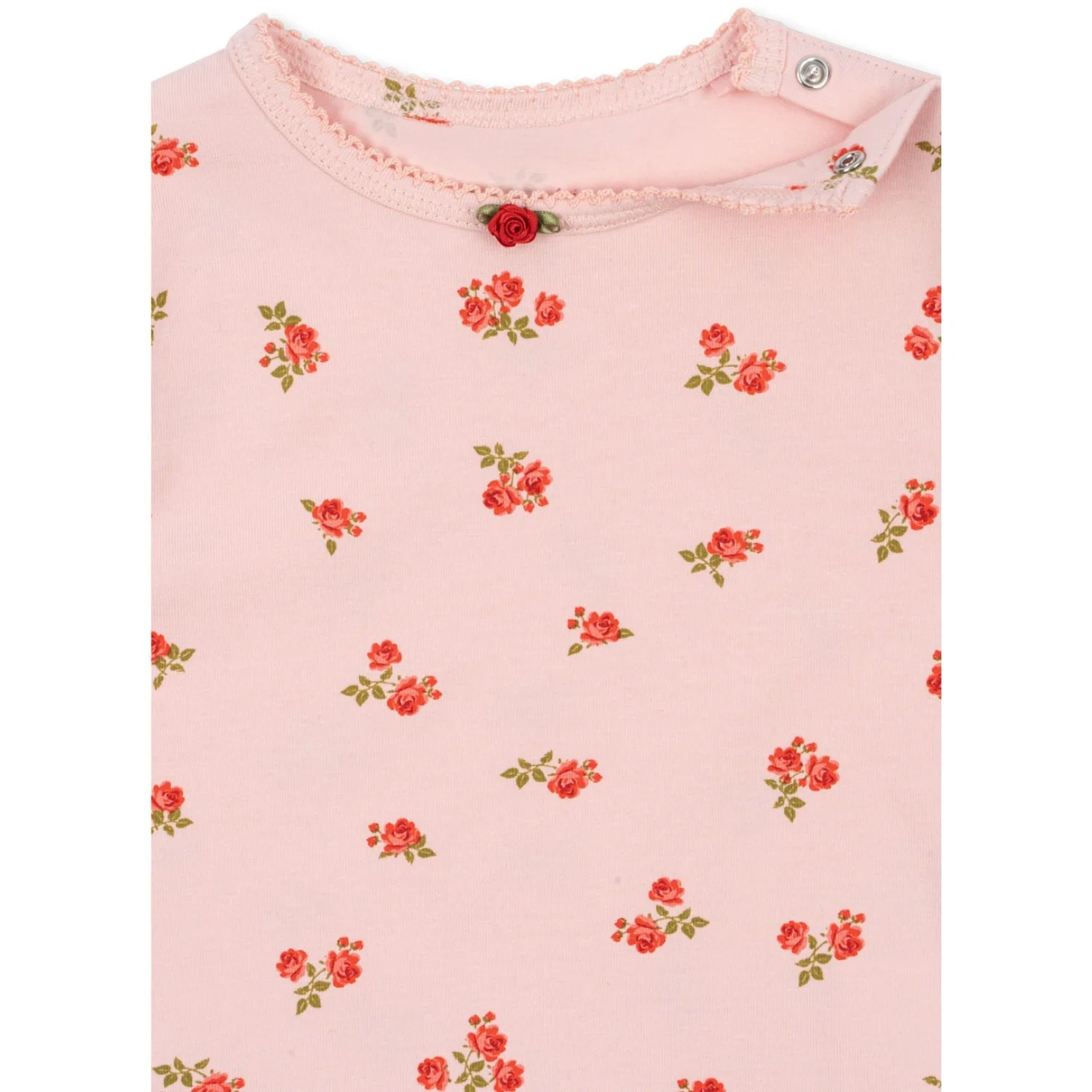 Konges Sløjd Rosa Pink Basic Bluse GOTS - Image 5