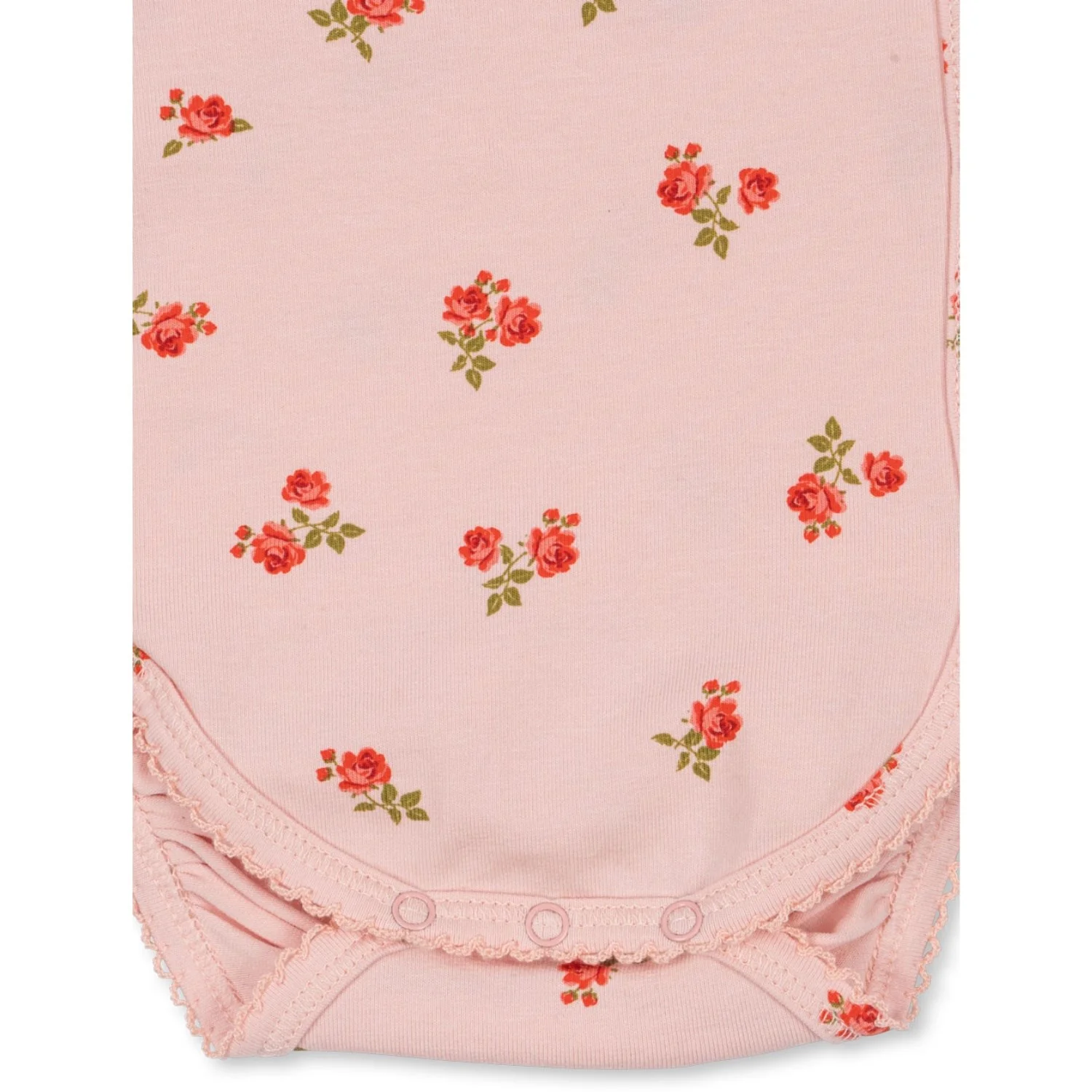 Konges Sløjd Rosa Pink Basic Ls Newborn Body GOTS - Image 3
