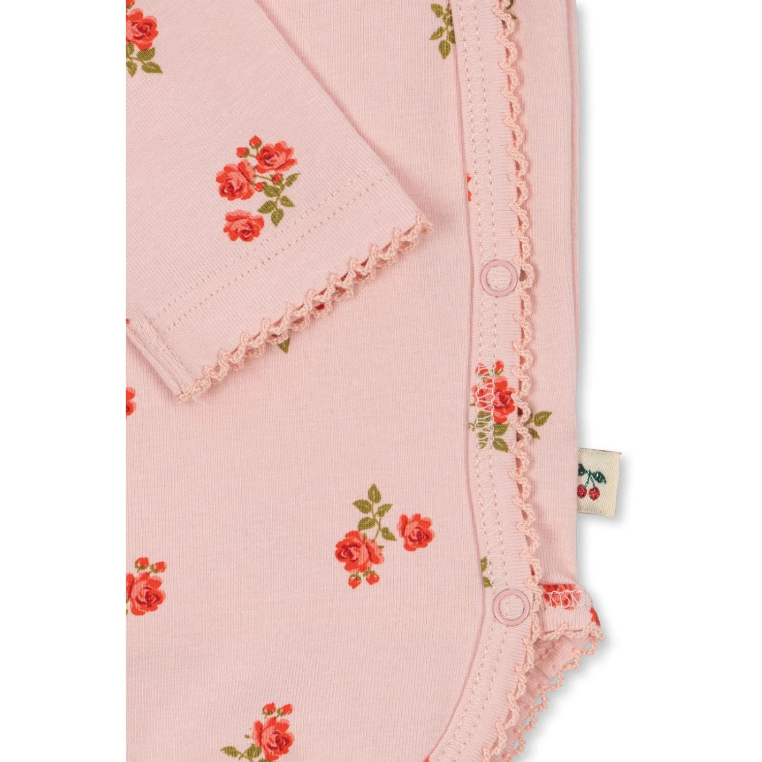 Konges Sløjd Rosa Pink Basic Ls Newborn Body GOTS - Image 4