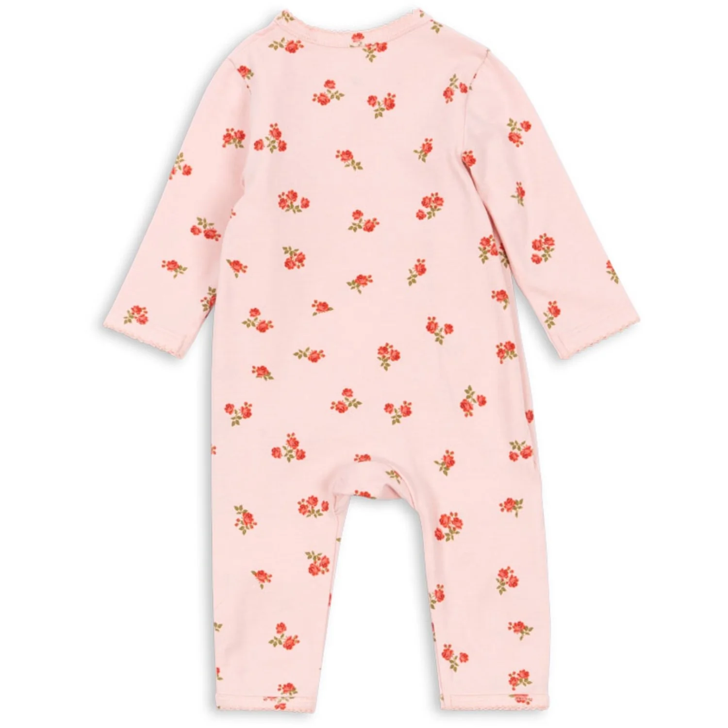 Konges Sløjd Rosa Pink Basic Newborn Onesie GOTS - Image 4