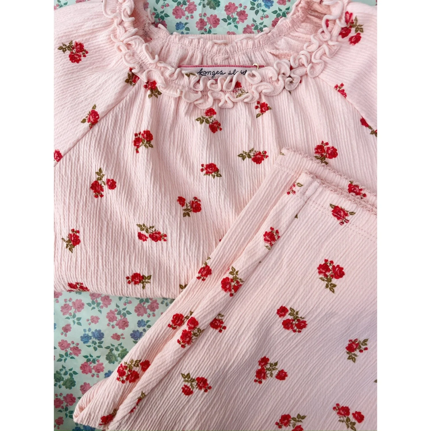 Konges Sløjd Rosa Pink Chleo Bluse GOTS - Image 3