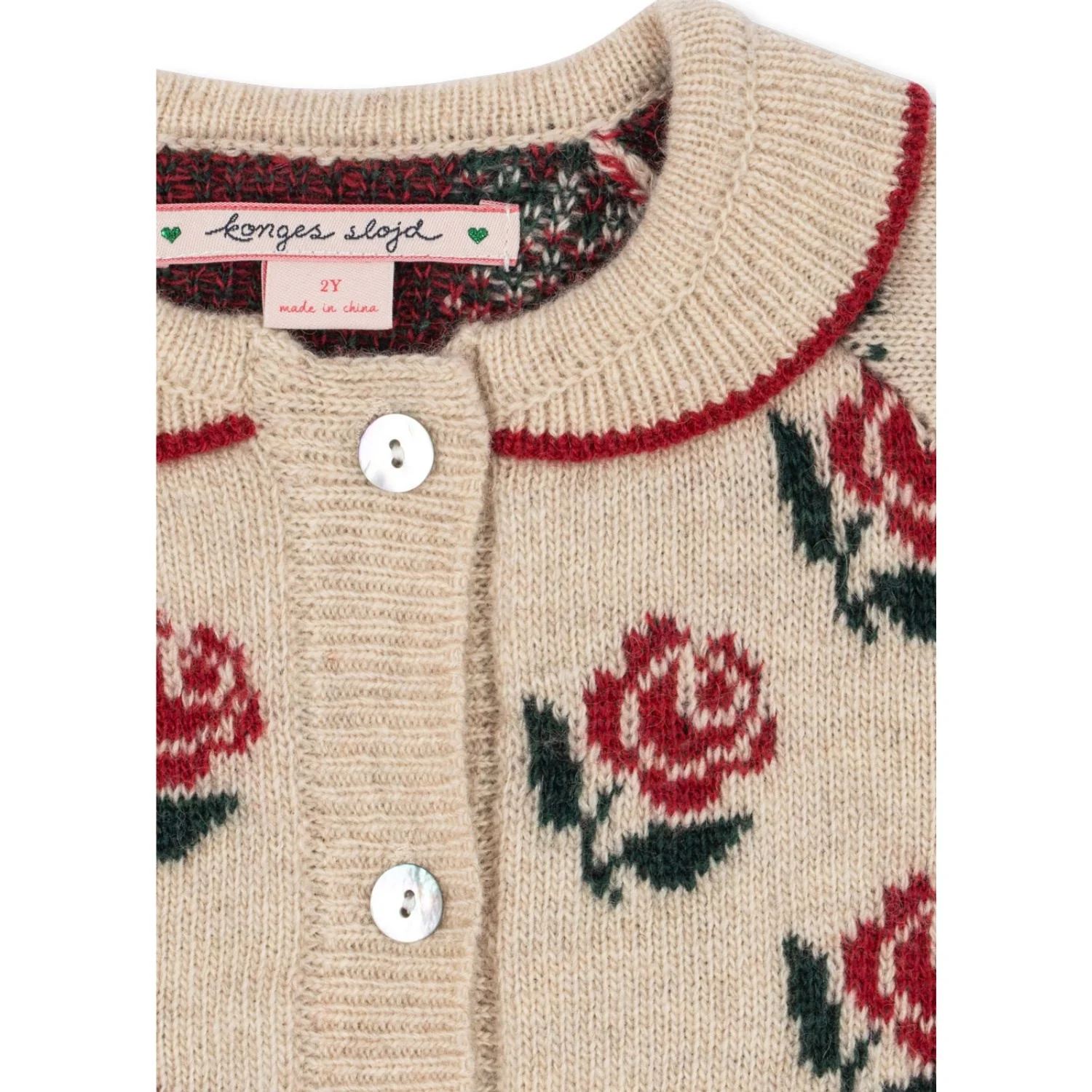 Konges Sløjd Rose Belou Strik Krave Cardigan - Image 8