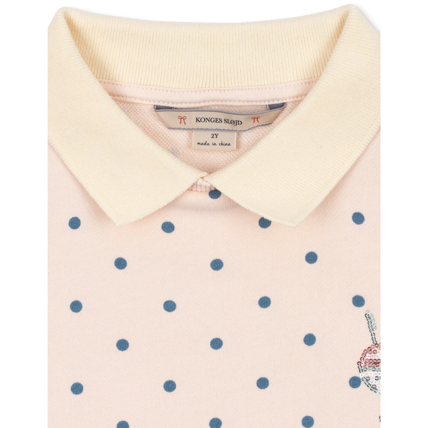 Konges Sløjd Rosewater Dot Spotty Ls Polo Gots - Image 8