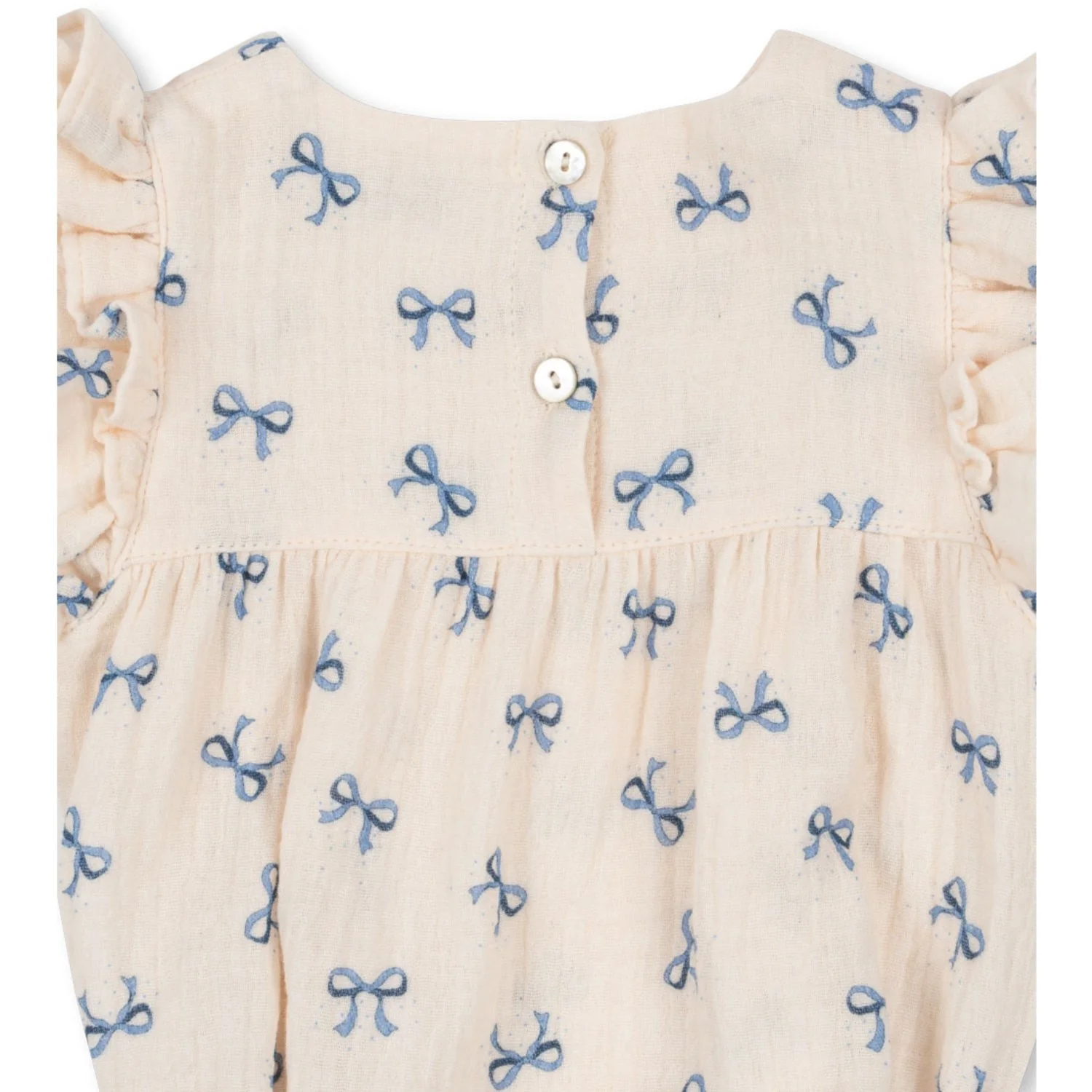 Konges Sløjd Sløjfe Bleu Coco Romper GOTS - Image 5