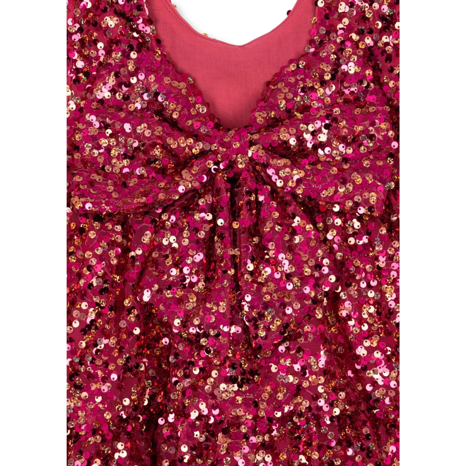 Konges Sløjd Sparkling Sangria Lila Sequins Sløjfe Kjole - Image 10