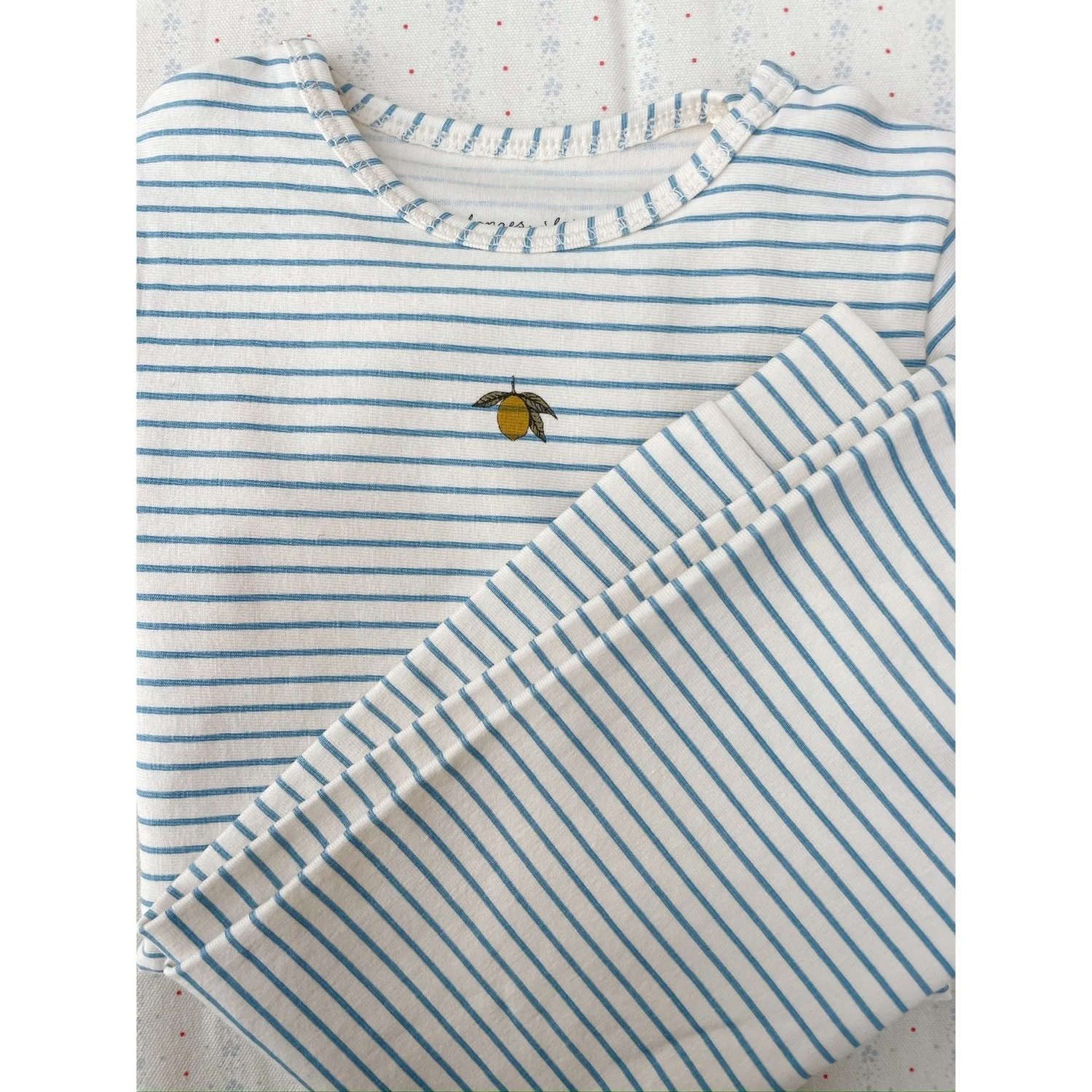 Konges Sløjd Stripe Bluie Basic Bluse GOTS - Image 2