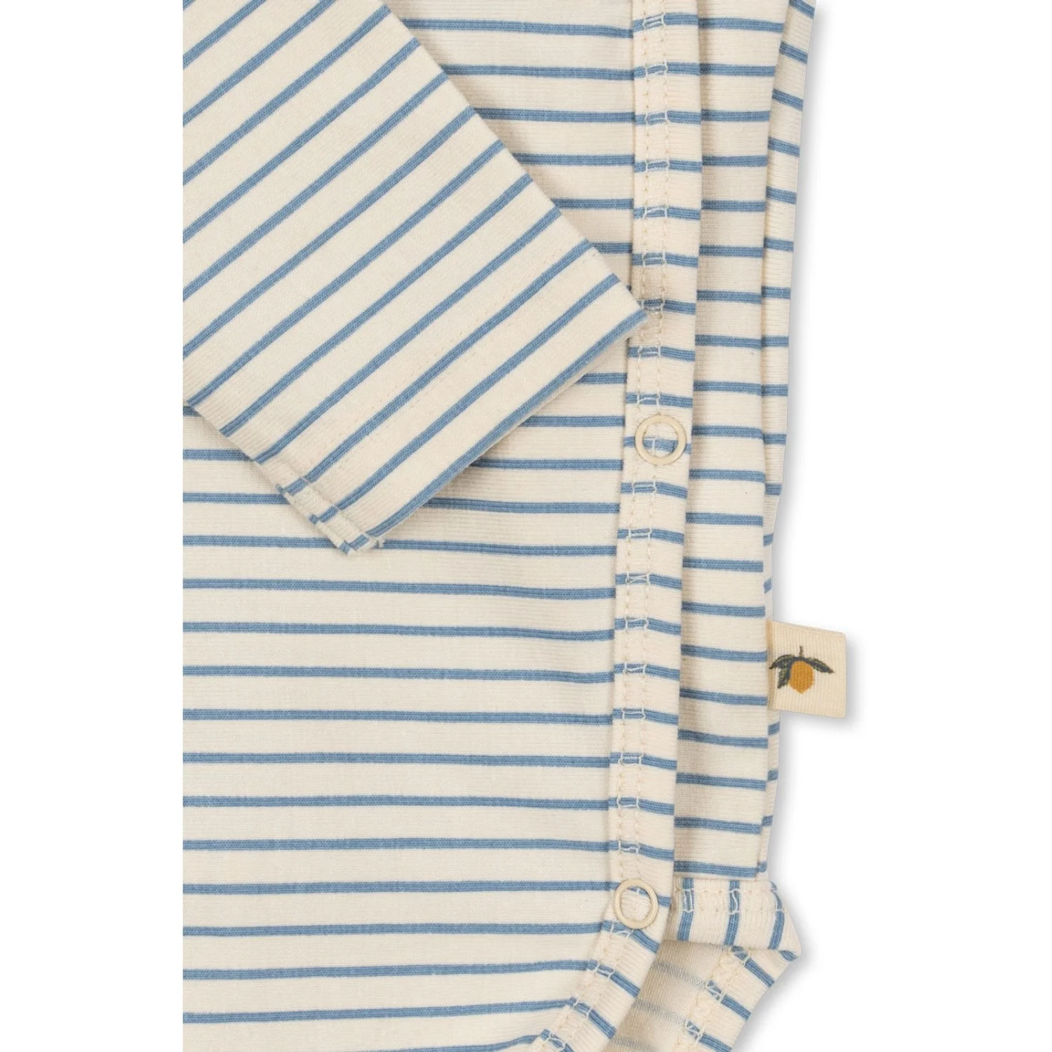 Konges Sløjd Stripe Bluie Basic Ls Newborn Body GOTS - Image 4