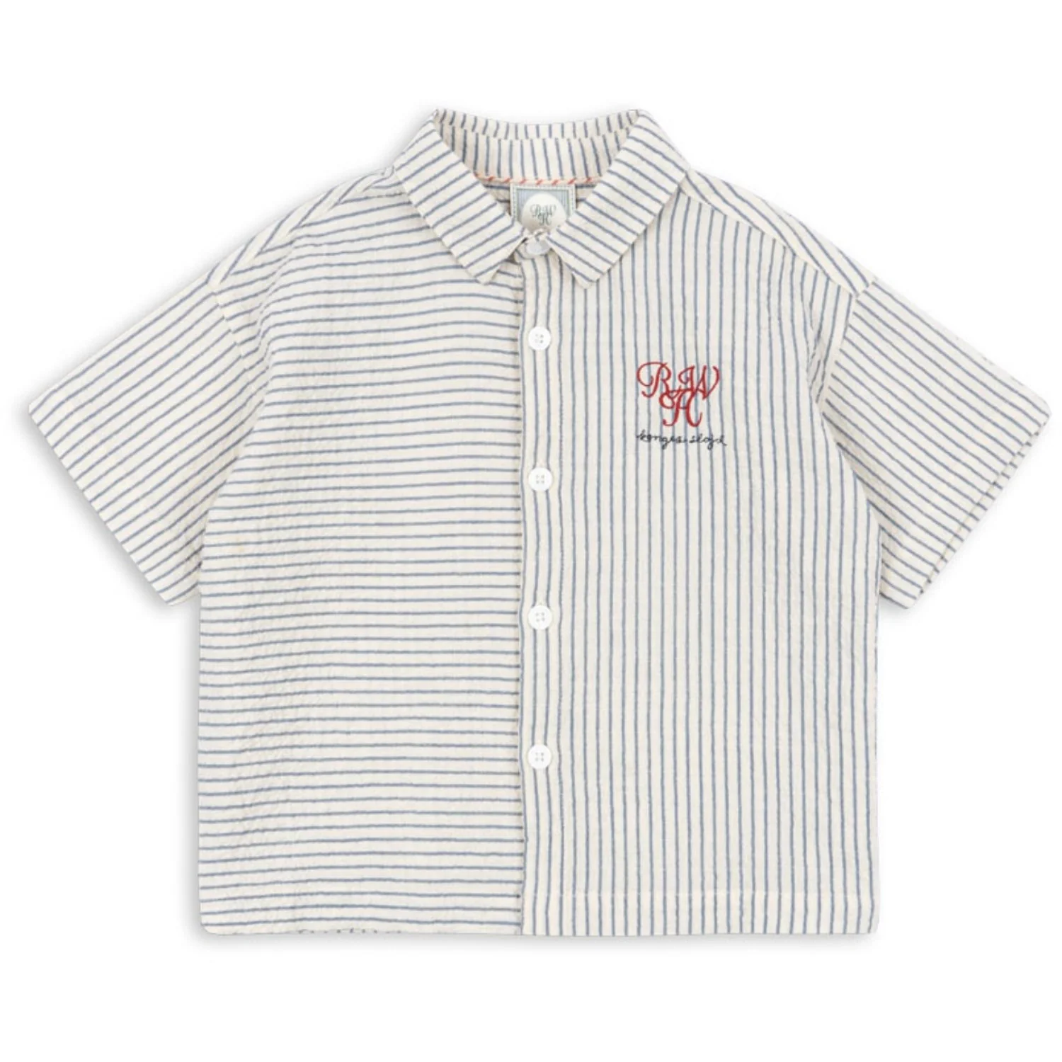 Konges Sløjd Stripe Bluie RHW X KS Duo Skjorte GOTS