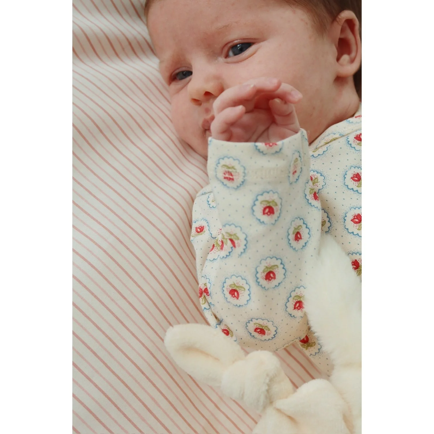 Konges Sløjd Stripie Petite Rose Baby Sengetøj Gots - Image 2