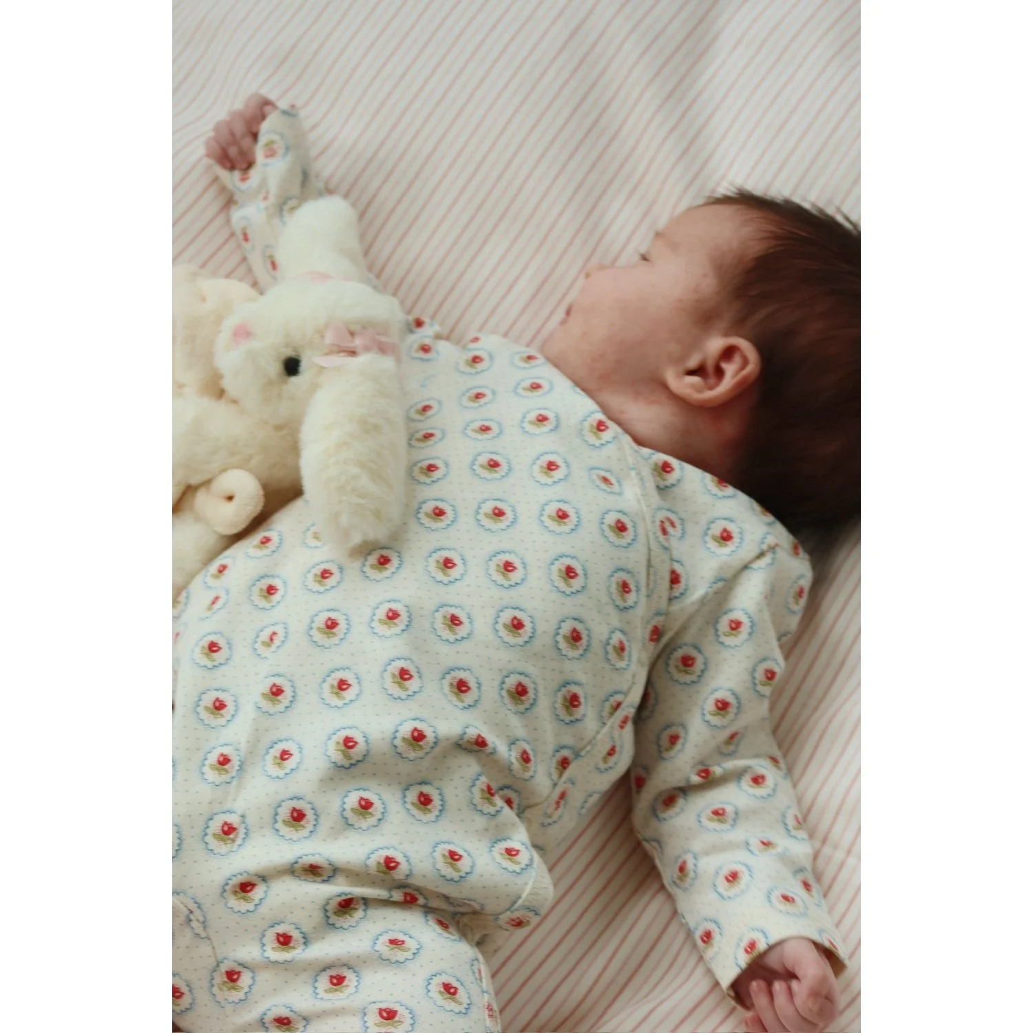 Konges Sløjd Stripie Petite Rose Baby Sengetøj Gots - Image 4