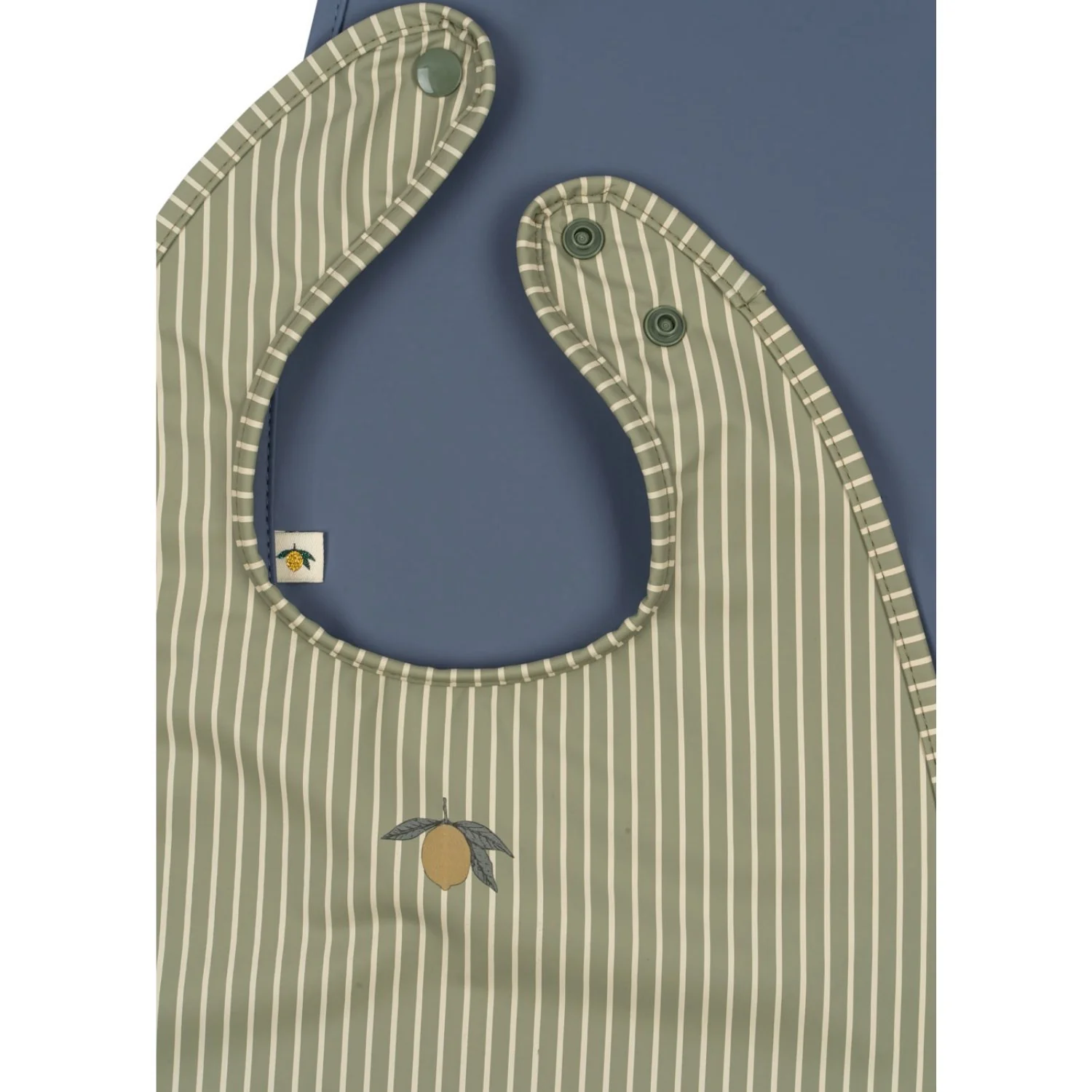 Konges Sløjd Tea Stripe/Flint Stone 2 Pak Dinner Hagesmæk - Image 2