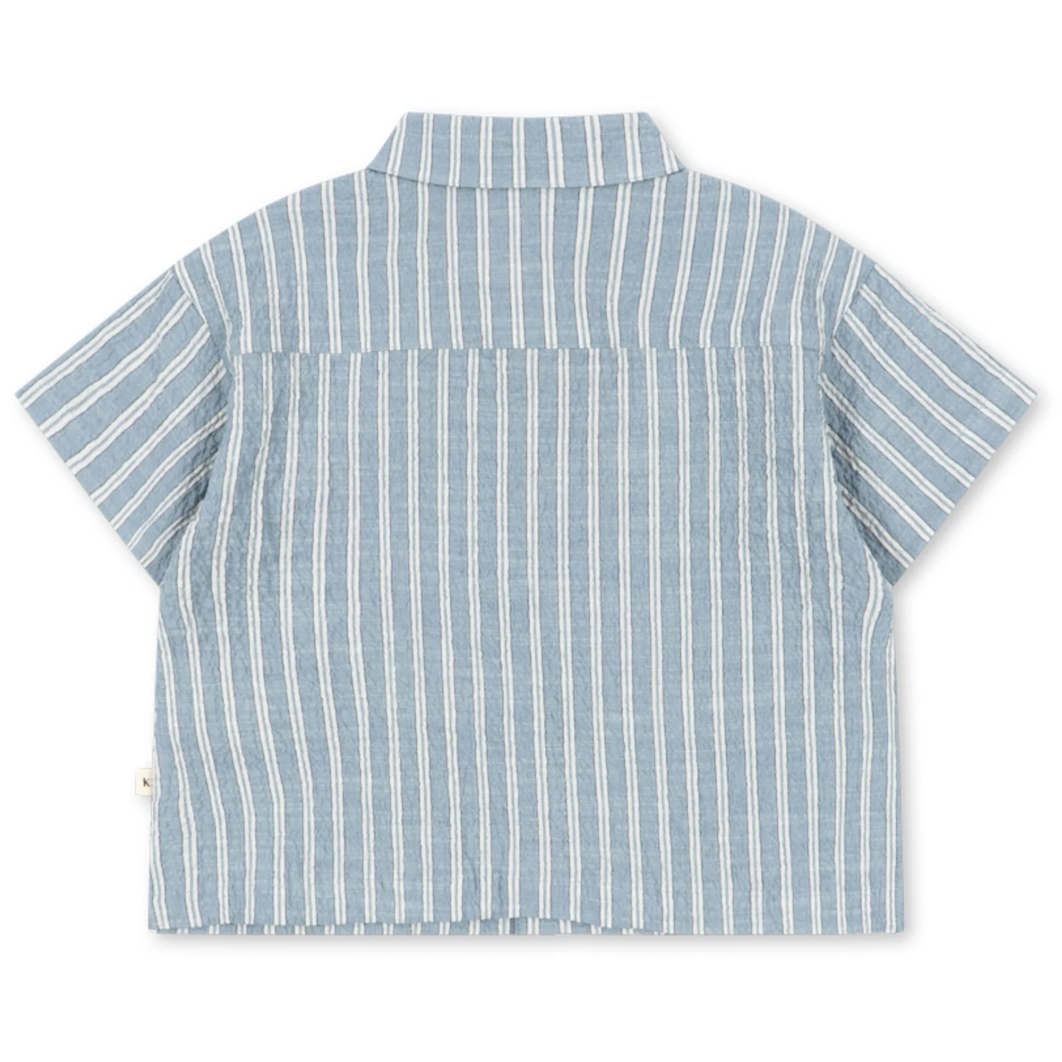 Konges Sløjd Trio Bleu Stripe Elliot Ss Skjorte Gots - Image 4