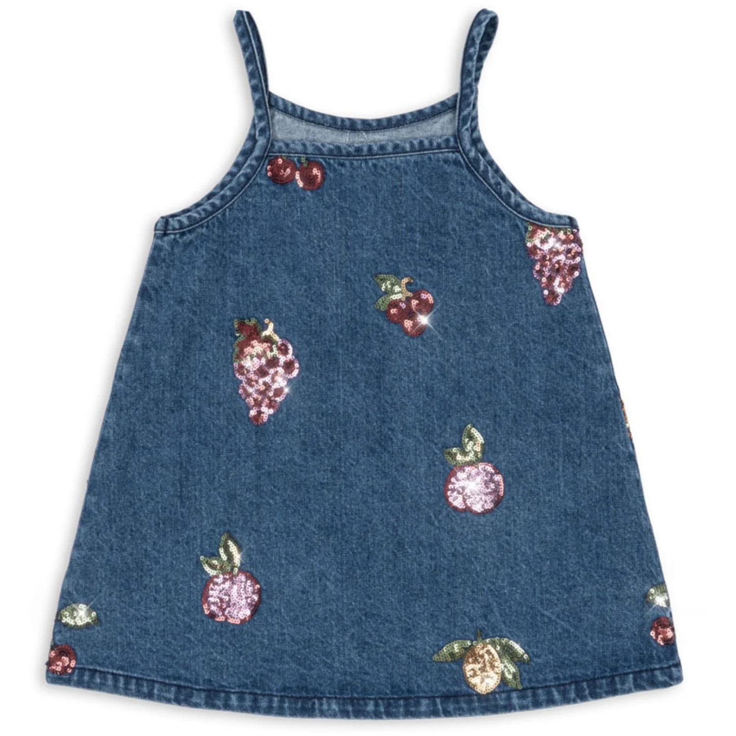 Konges Sløjd Vitamins Magot Paliet Strop Kjole Denim Gots - Image 5