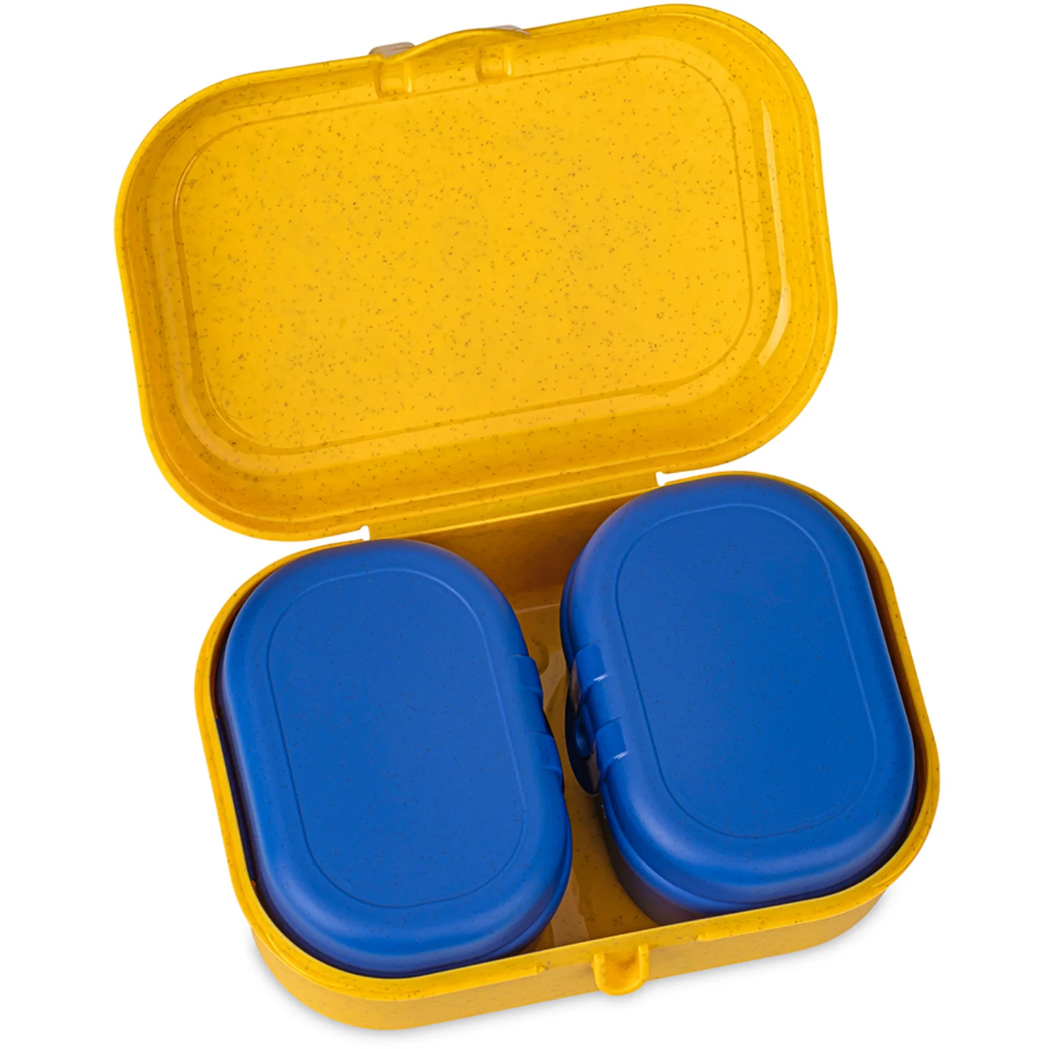 Koziol Organic Honey Yellow Lunch Box Sæt Pascal Ready Mini Spongebob Squidward - Image 3