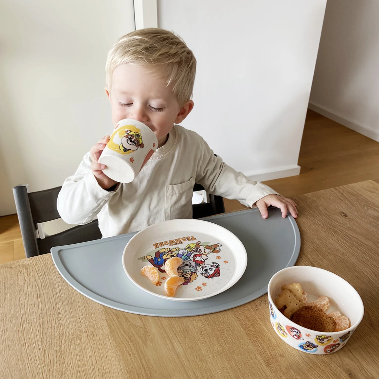 Koziol Organic Moon Small Tallerken + Skål + Kop Connect Grow Paw Patrol - Image 3
