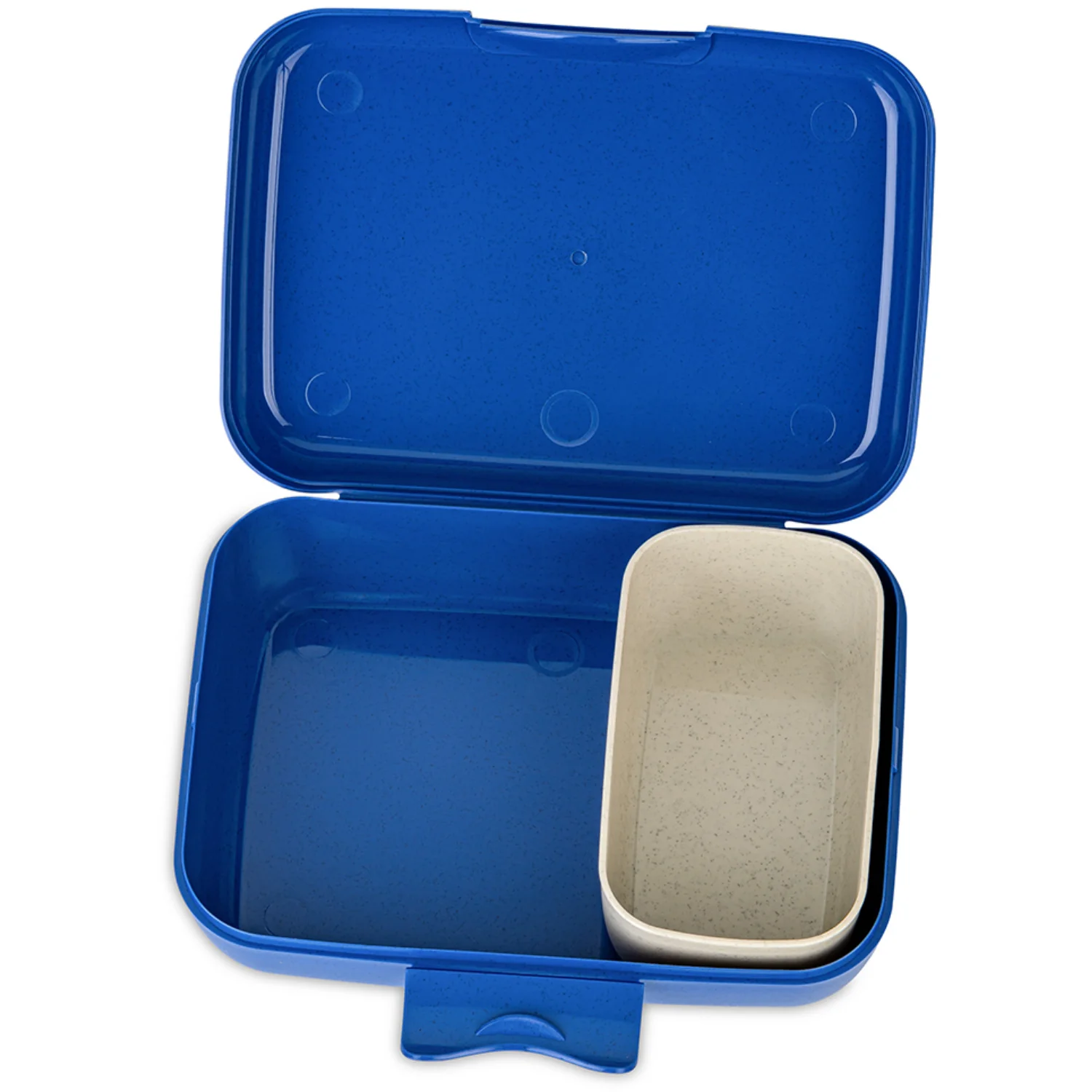 Koziol Organic Space Blue Lunch Box Med Separat Skål Candy L Space - Image 3