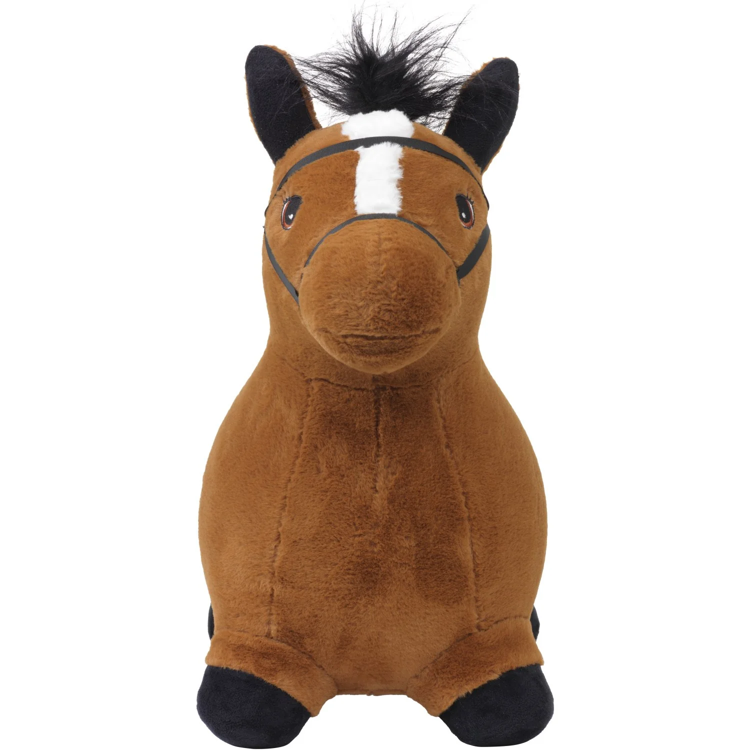 KREA® Hop & Bounce Plys Hest Brun - Image 3