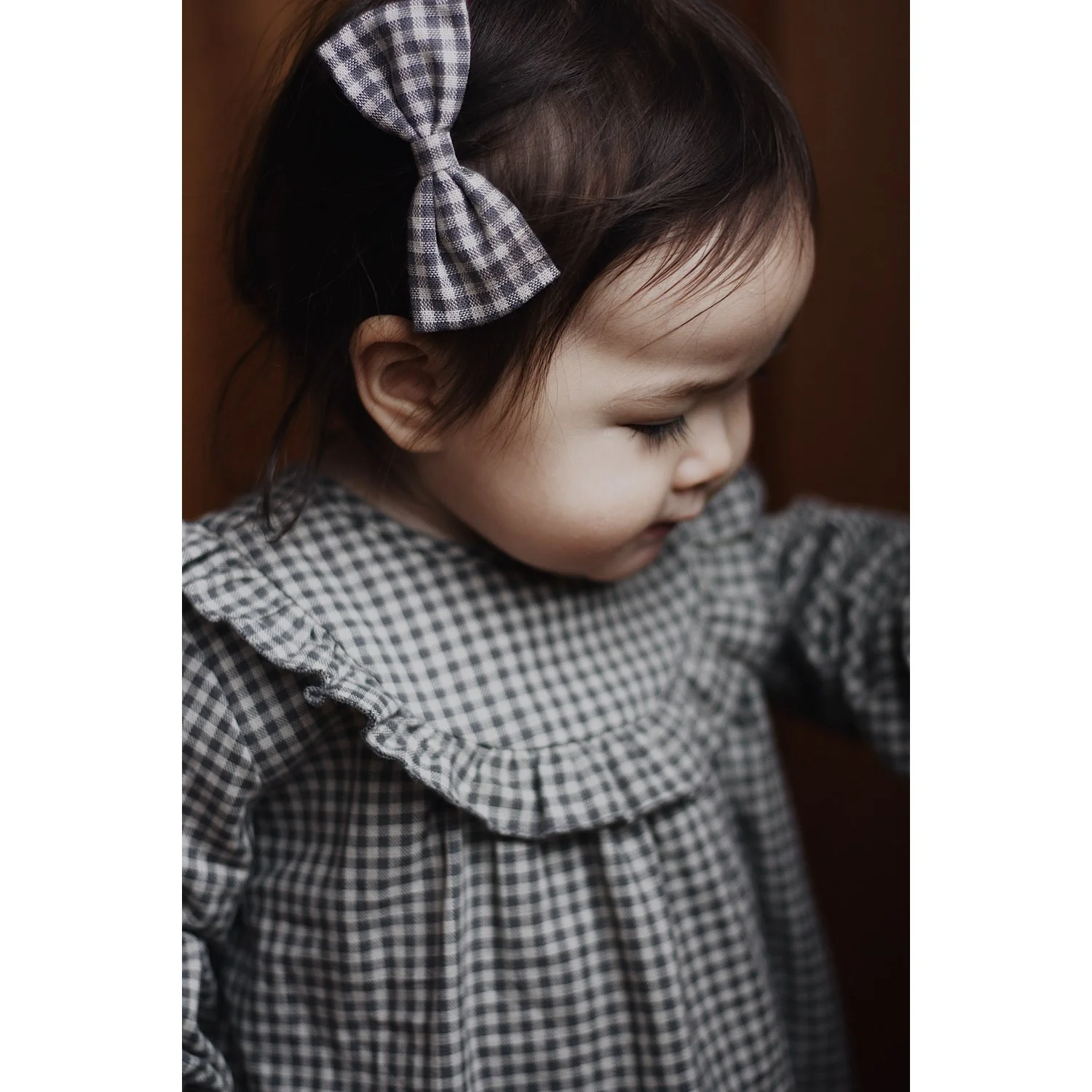Lalaby Forest Check Noey Kjole Baby - Image 3