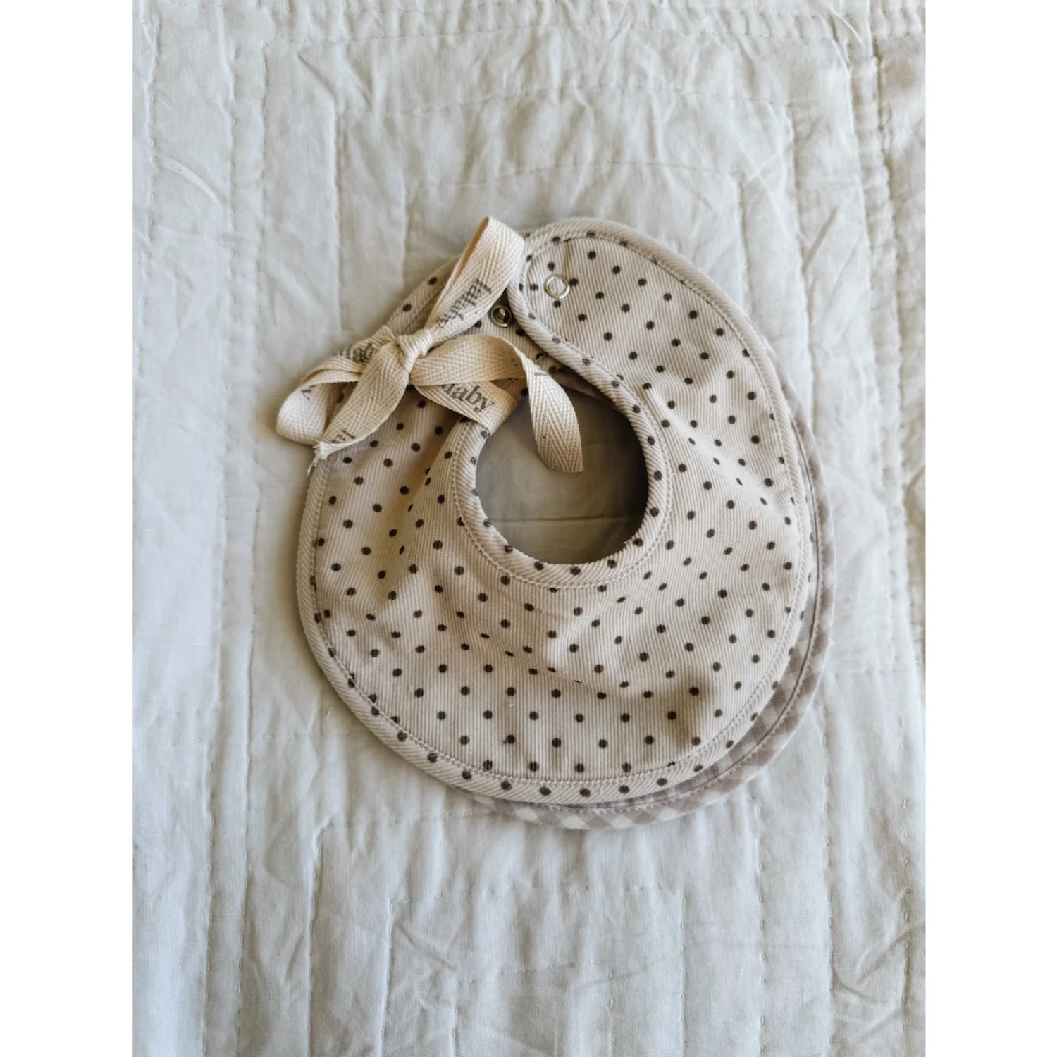 Lalaby Brown Dot 2-Pack BIBI Savlesmæk - Image 2