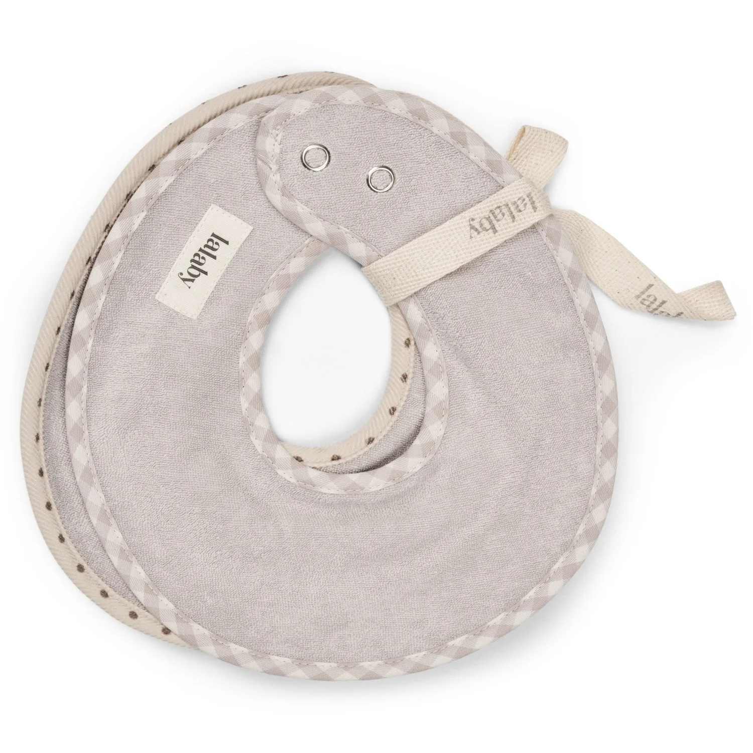 Lalaby Brown Dot 2-Pack BIBI Savlesmæk - Image 3
