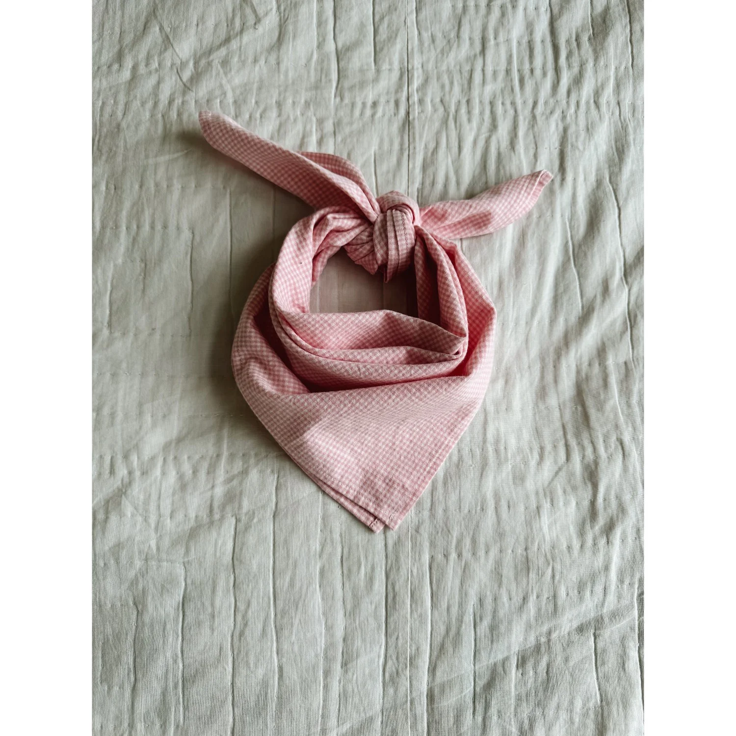 Lalaby Tiny Check Pink Vera Tørklæde - Image 2
