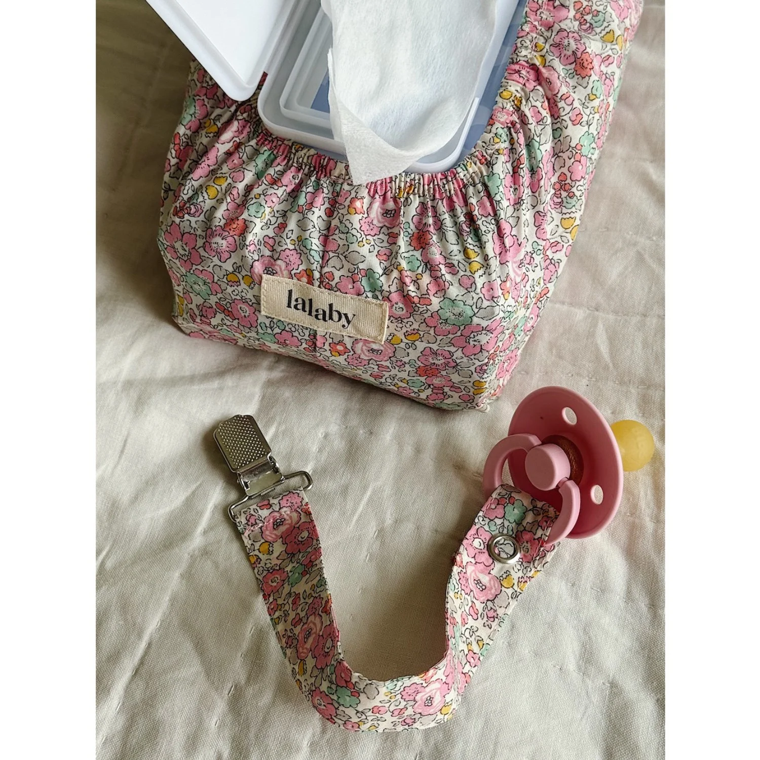 Lalaby Etui til Vådservietter Pink Betsy - Image 3