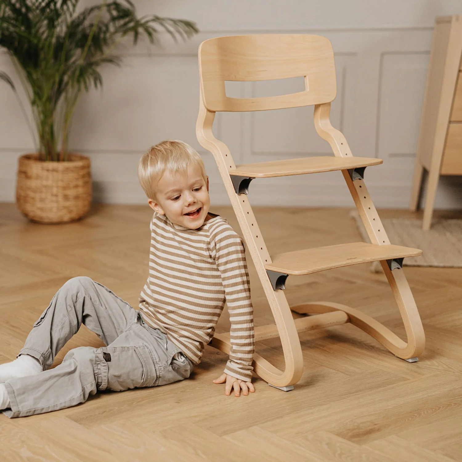 Leander Louie™ Højstol - Beech Nature - Image 4