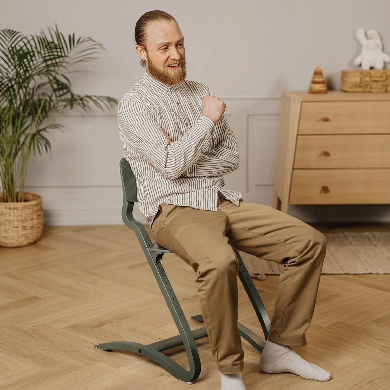 Leander Louie™ Højstol - Sage Green - Image 3