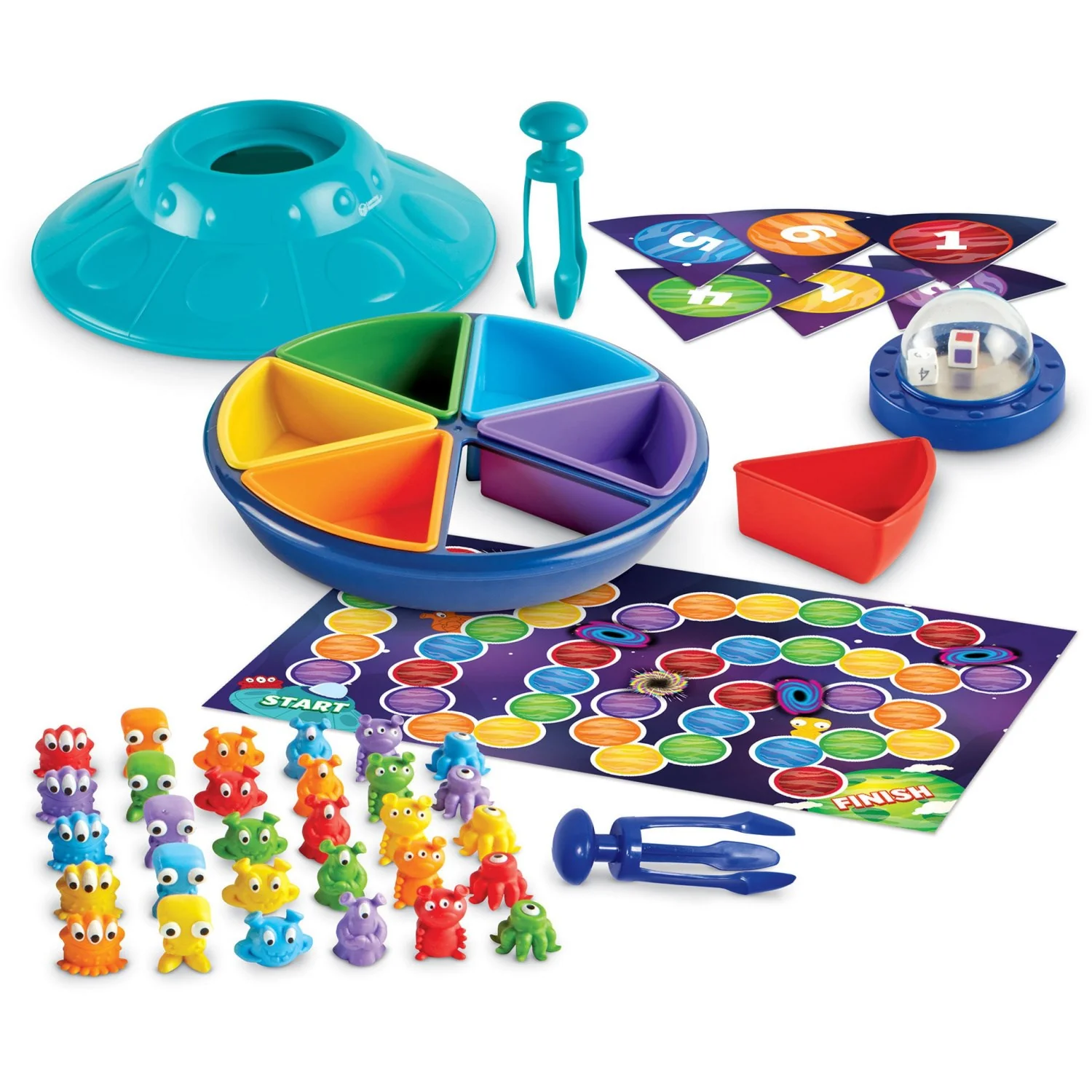 Learning Resources® Oodles Of Aliens!™ Sorting Saucer - Image 6