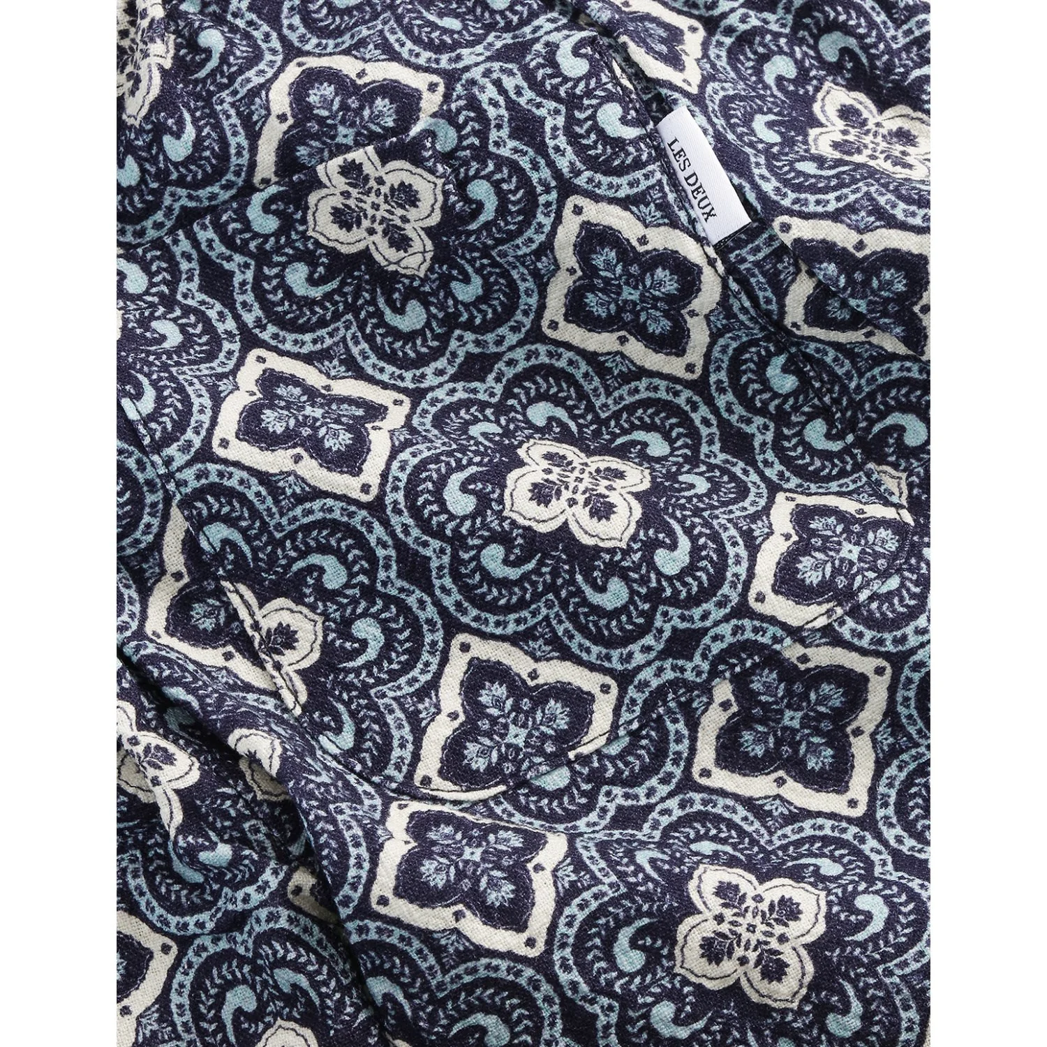 Les Deux Kids Blue Fog Harry Arabesque AOP Shorts - Image 2