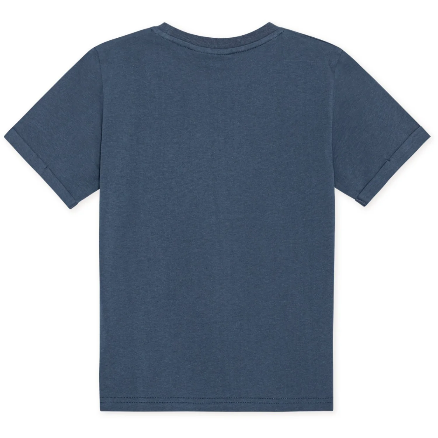 Les Deux Kids Dark Denim Blue Norregaard Contrast T-Shirt - Image 4