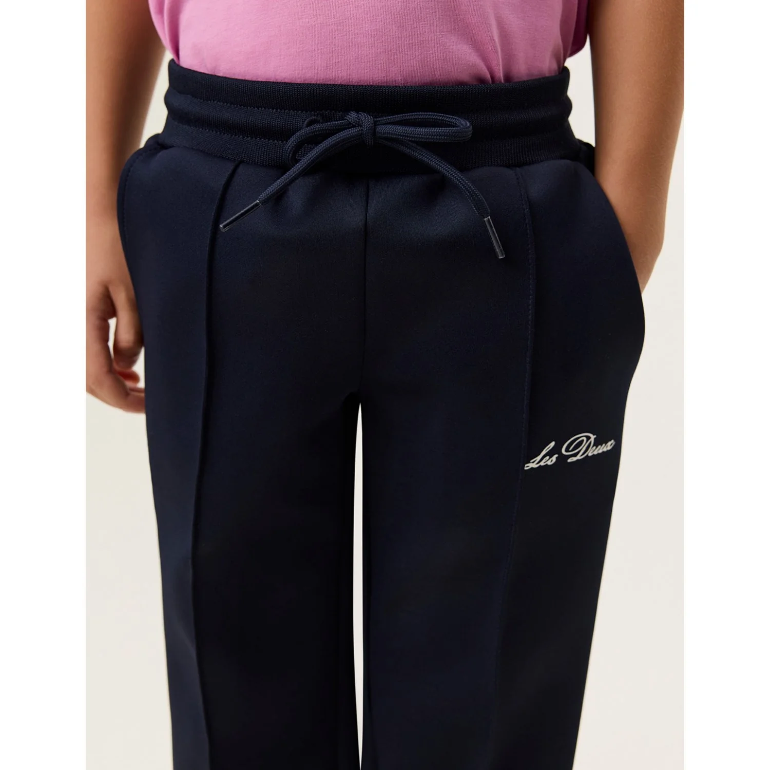 Les Deux Kids Dark Navy Ballier Crew Track Bukser - Image 2