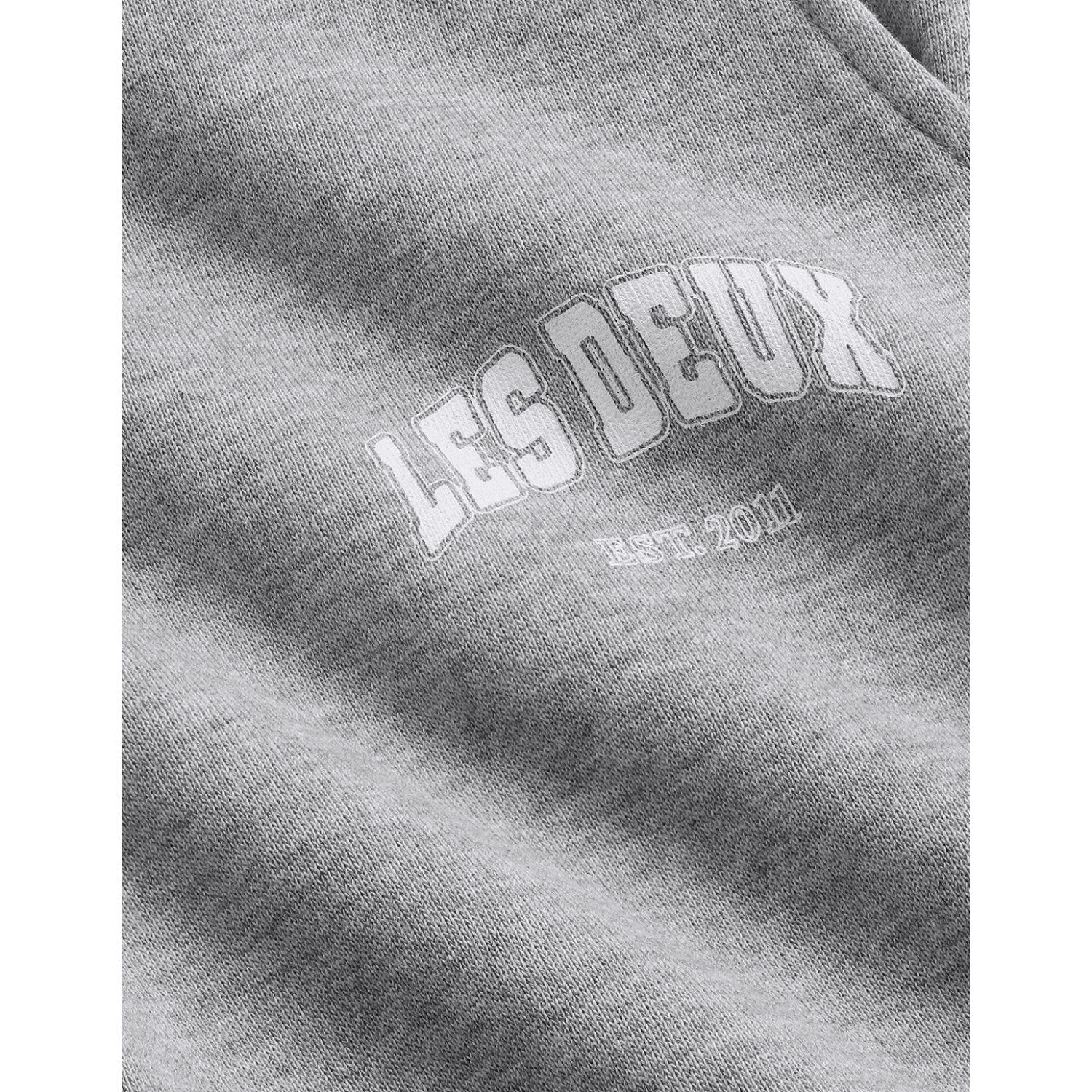 Les Deux Kids Grey Melange Hoop Sweatpants - Image 2