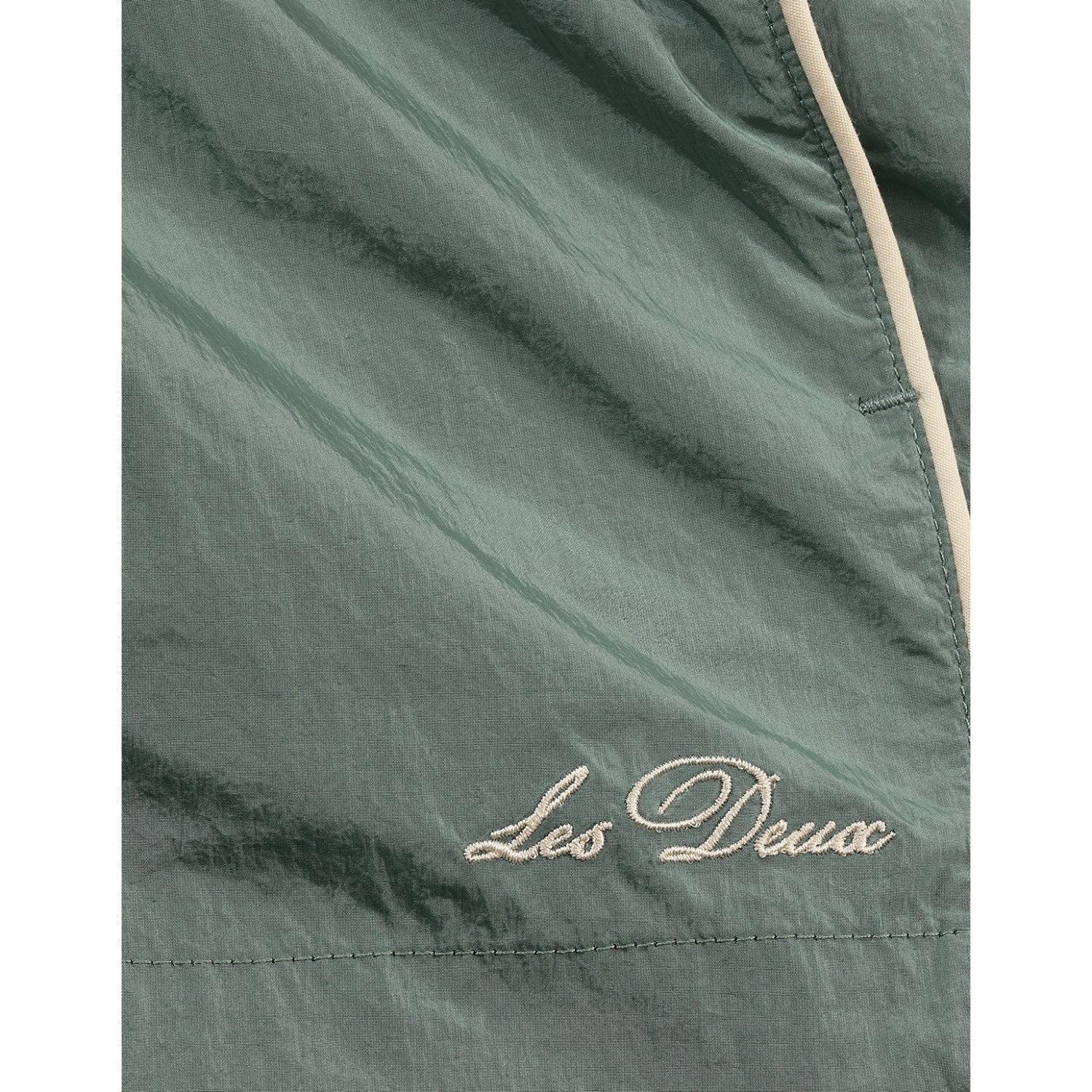 Les Deux Kids Tea Green Shiny Crisp Track Shorts KIDS - Image 9