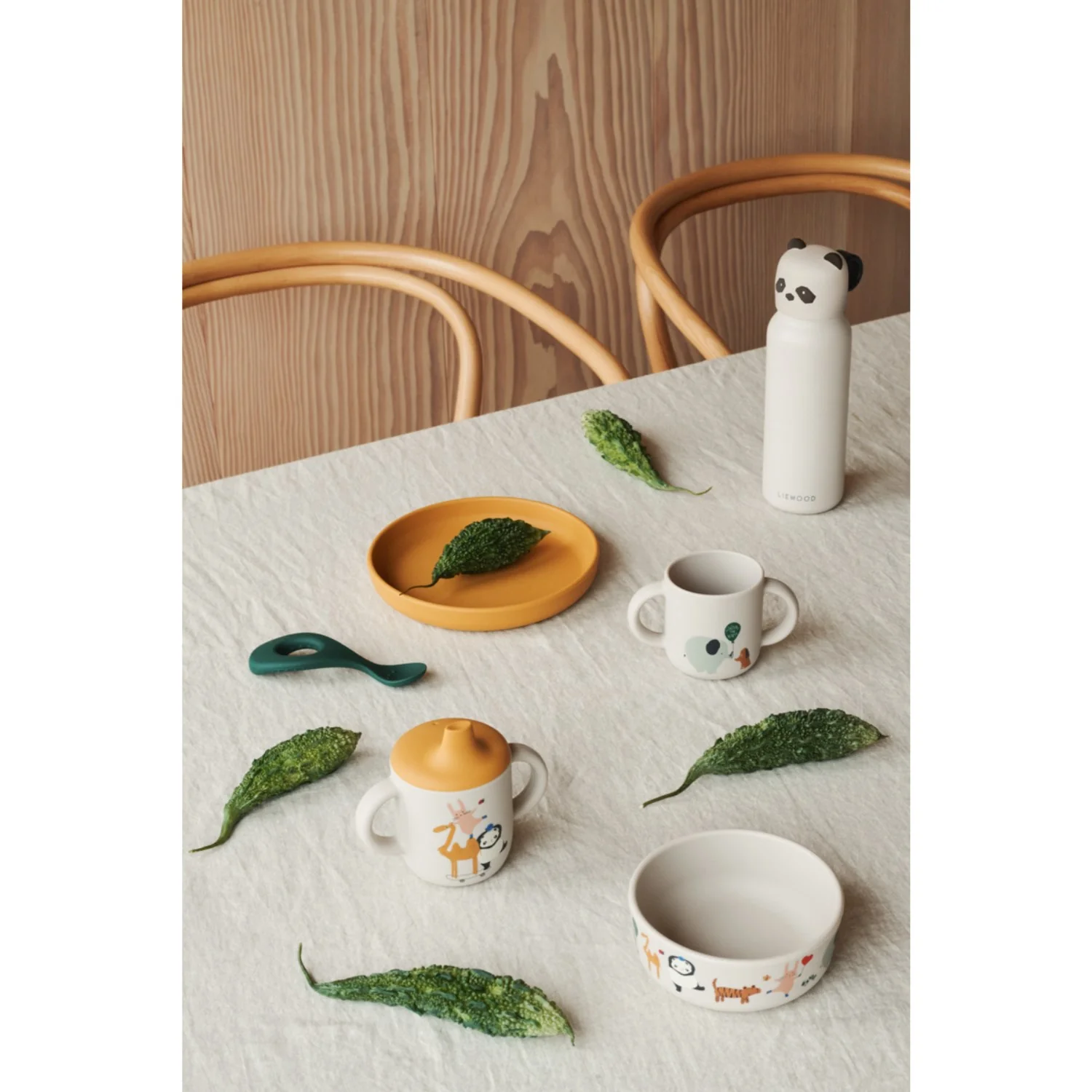 LIEWOOD Around The World / Sandy Vivi Printed Tableware Sæt - Image 2