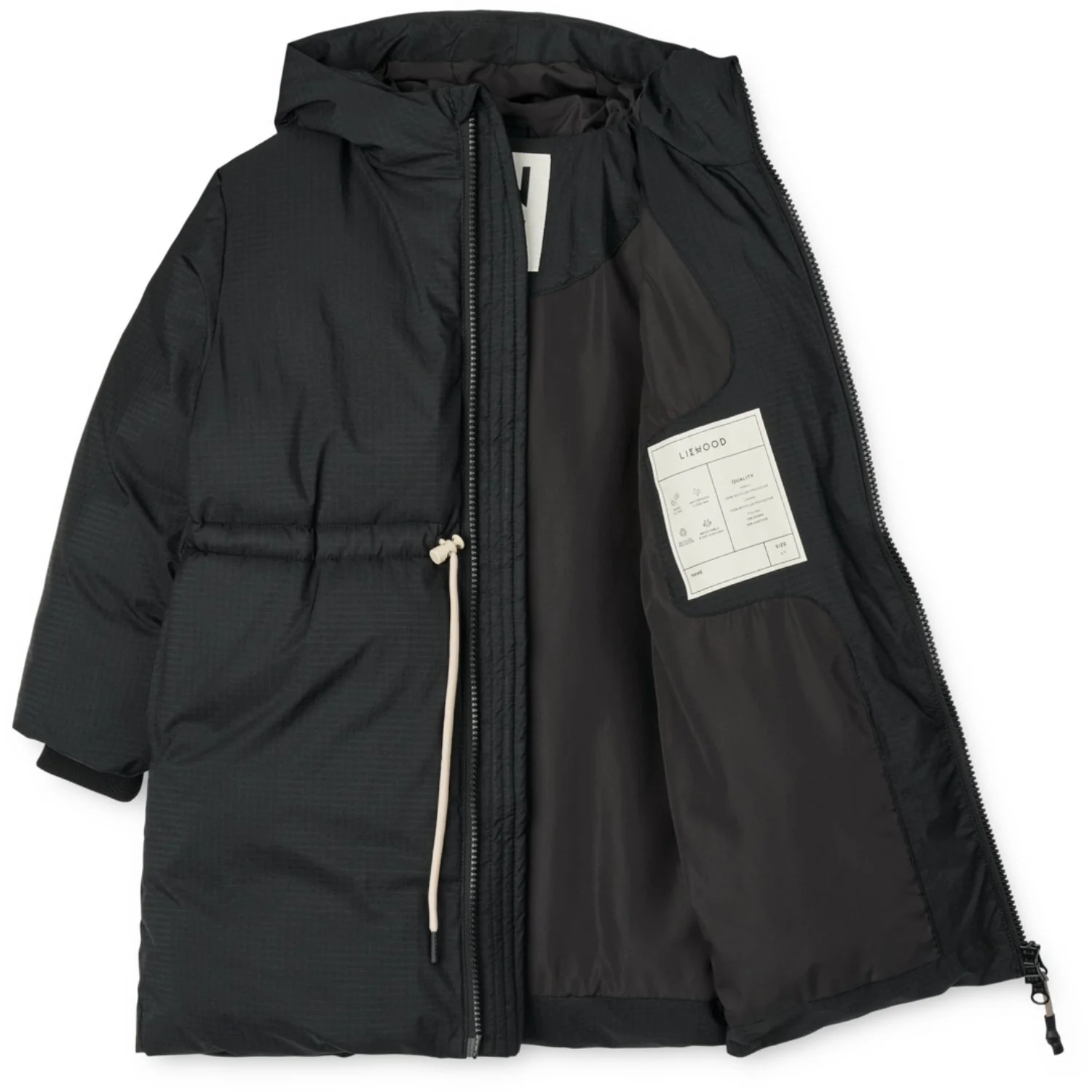 LIEWOOD Black Bille Long Dunjakke - Image 6
