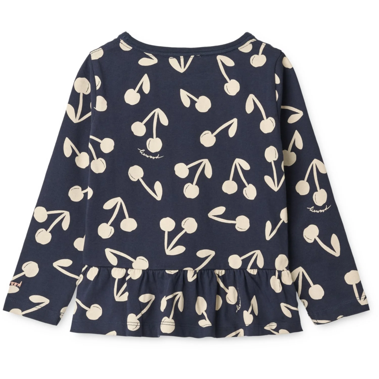 LIEWOOD Cherry Blossom / Classic Navy Margit Printed Bluse - Image 3