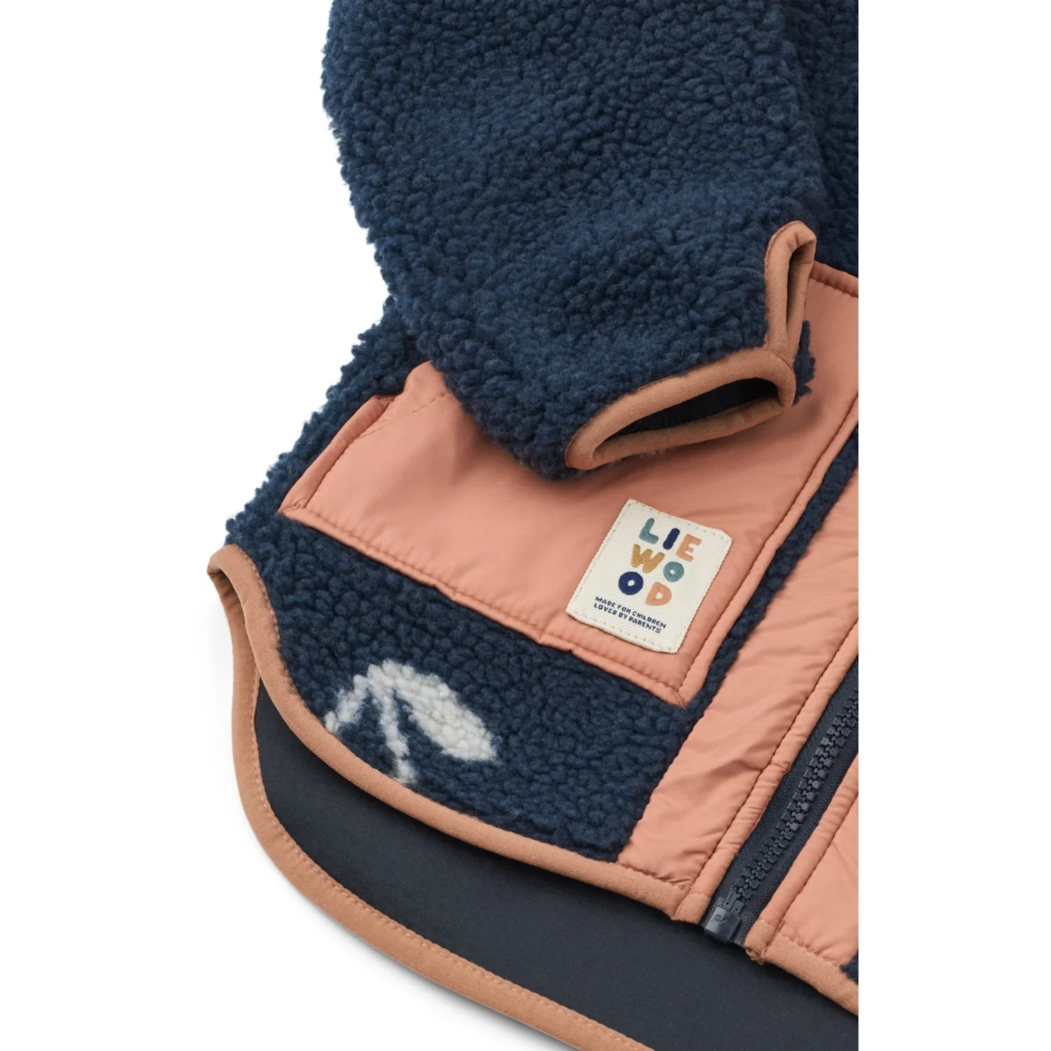 LIEWOOD Cherry Blossom / Classic Navy Noam Pile Jakke - Image 3