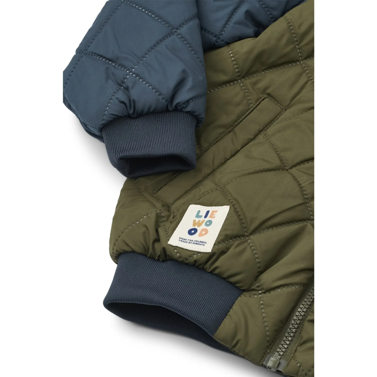 LIEWOOD Classic Navy / Army Brown Mira Termojakke - Image 3