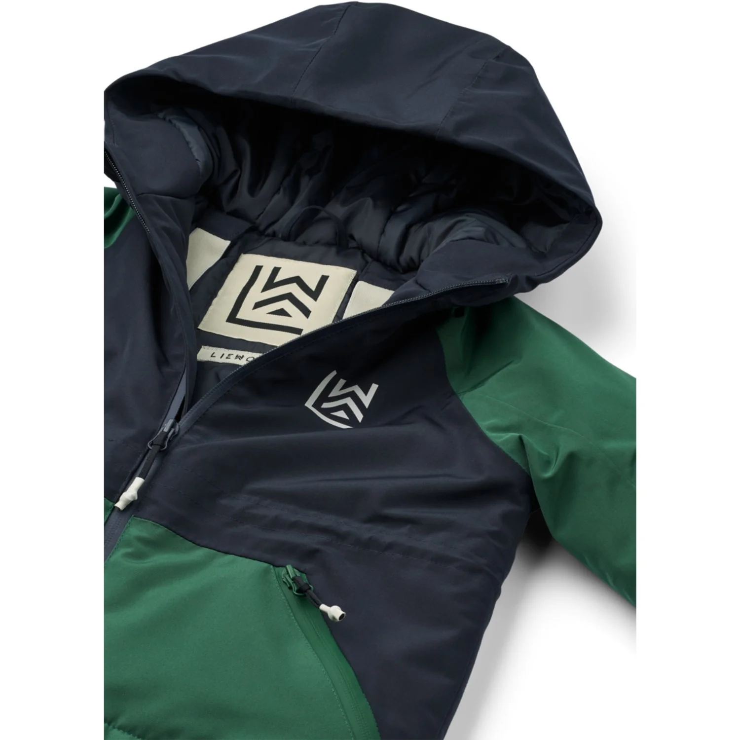 LIEWOOD Classic Navy / Garden Green Kalle Jakke - Image 2