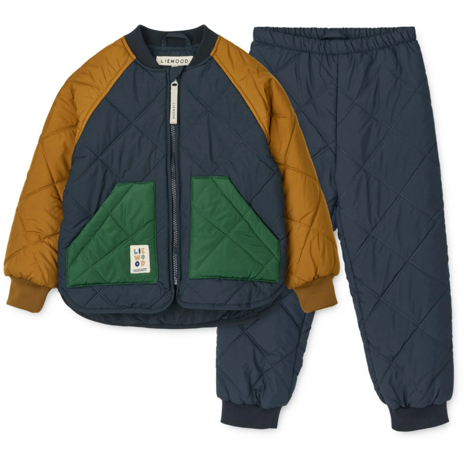 LIEWOOD Classic Navy Multi Mix Zella Termosæt