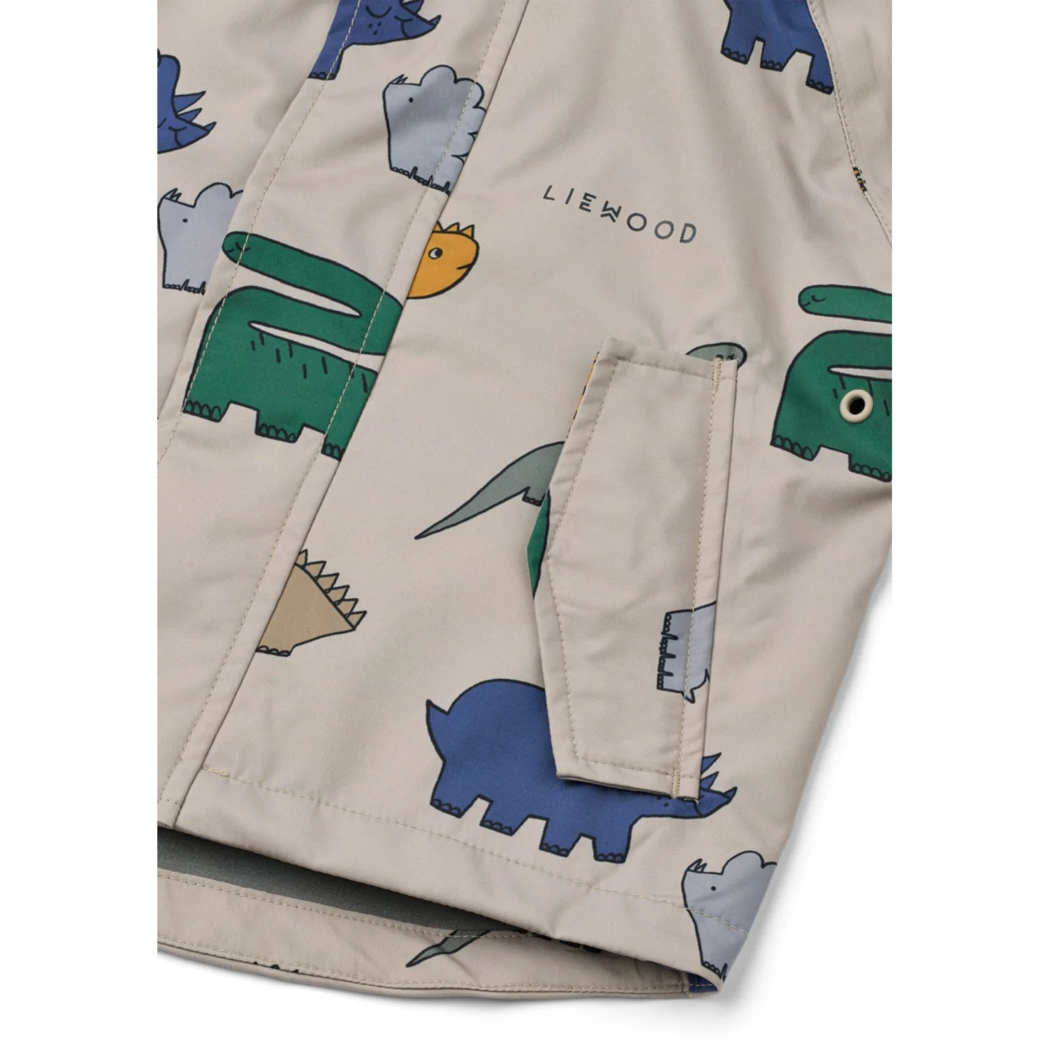 LIEWOOD Dinosaurs / Mist Manu Regntøj Sæt - Image 4