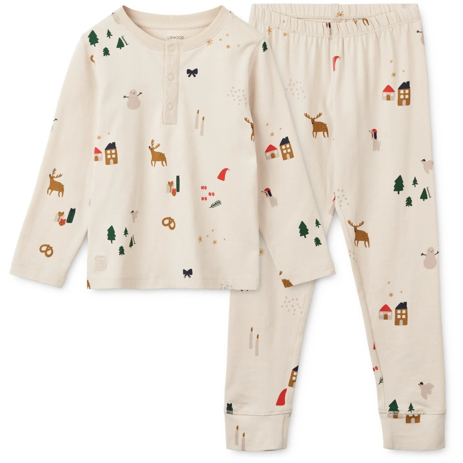 LIEWOOD Jule Pyjamas Sæt Sandy Holiday Wilhelm