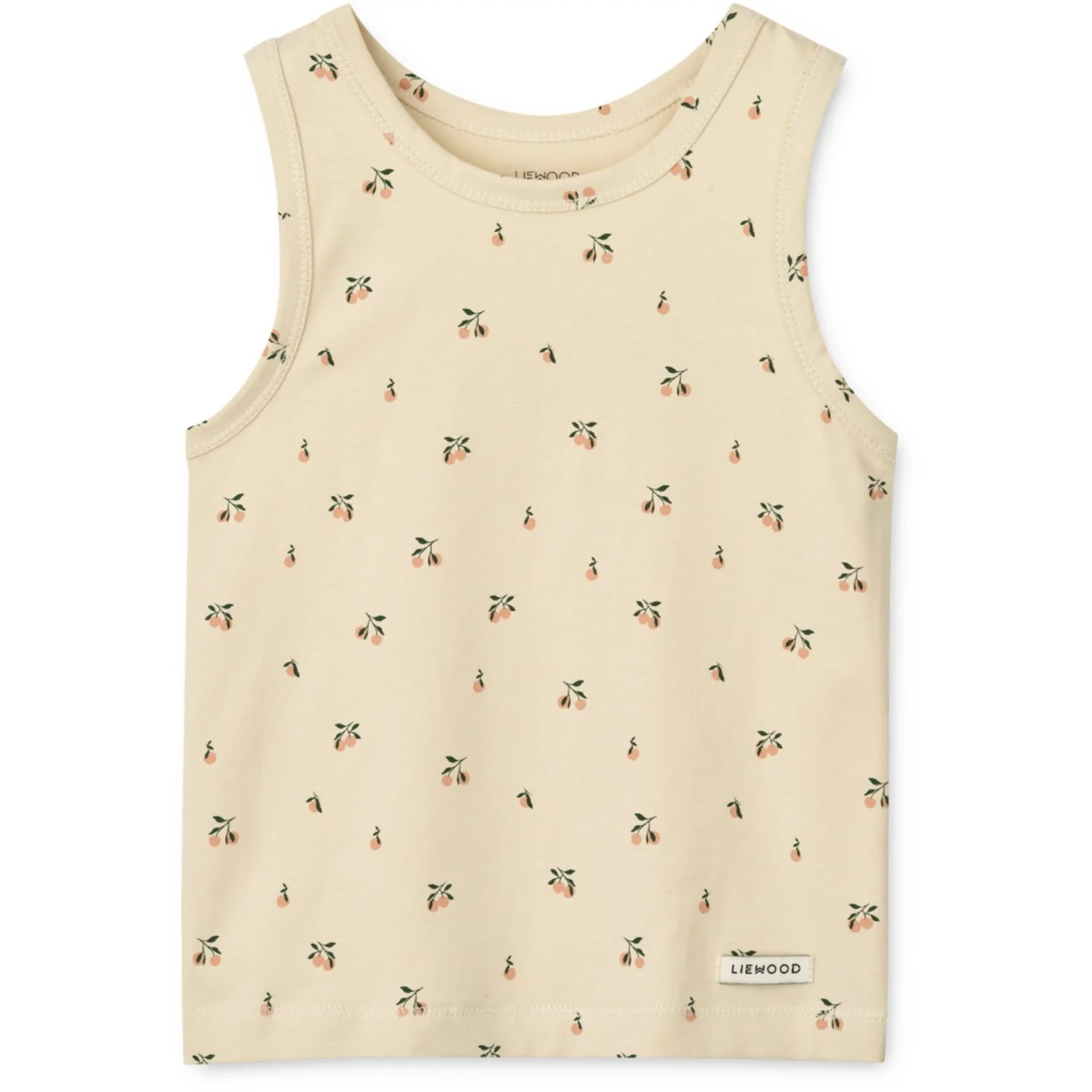 LIEWOOD Mini Peach Sea Shell / Stripe Mix Faris Printed Tank Top 2-Pak - Image 2