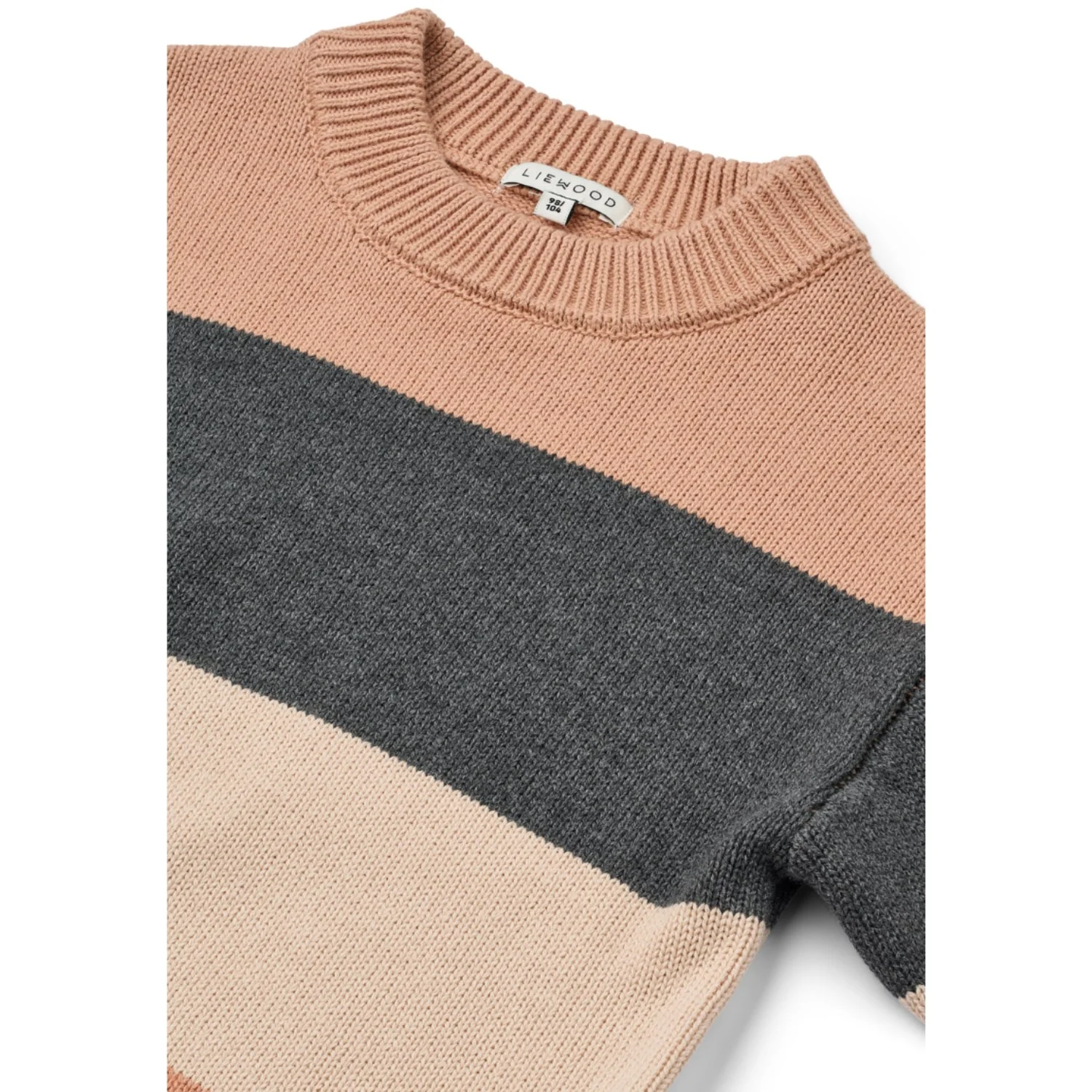 LIEWOOD Pale Tuscany Multi Mix Orlane Stripe Strik Jumper - Image 2