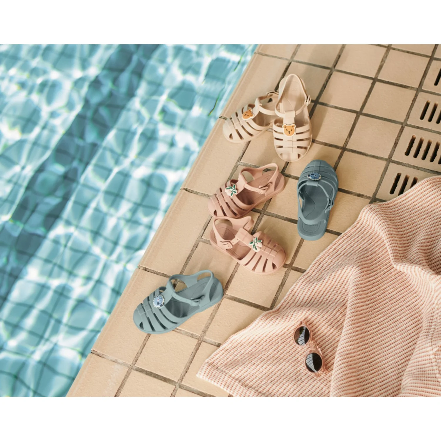 LIEWOOD Peach / Dark Rose Bre Sandaler Med Charms - Image 4