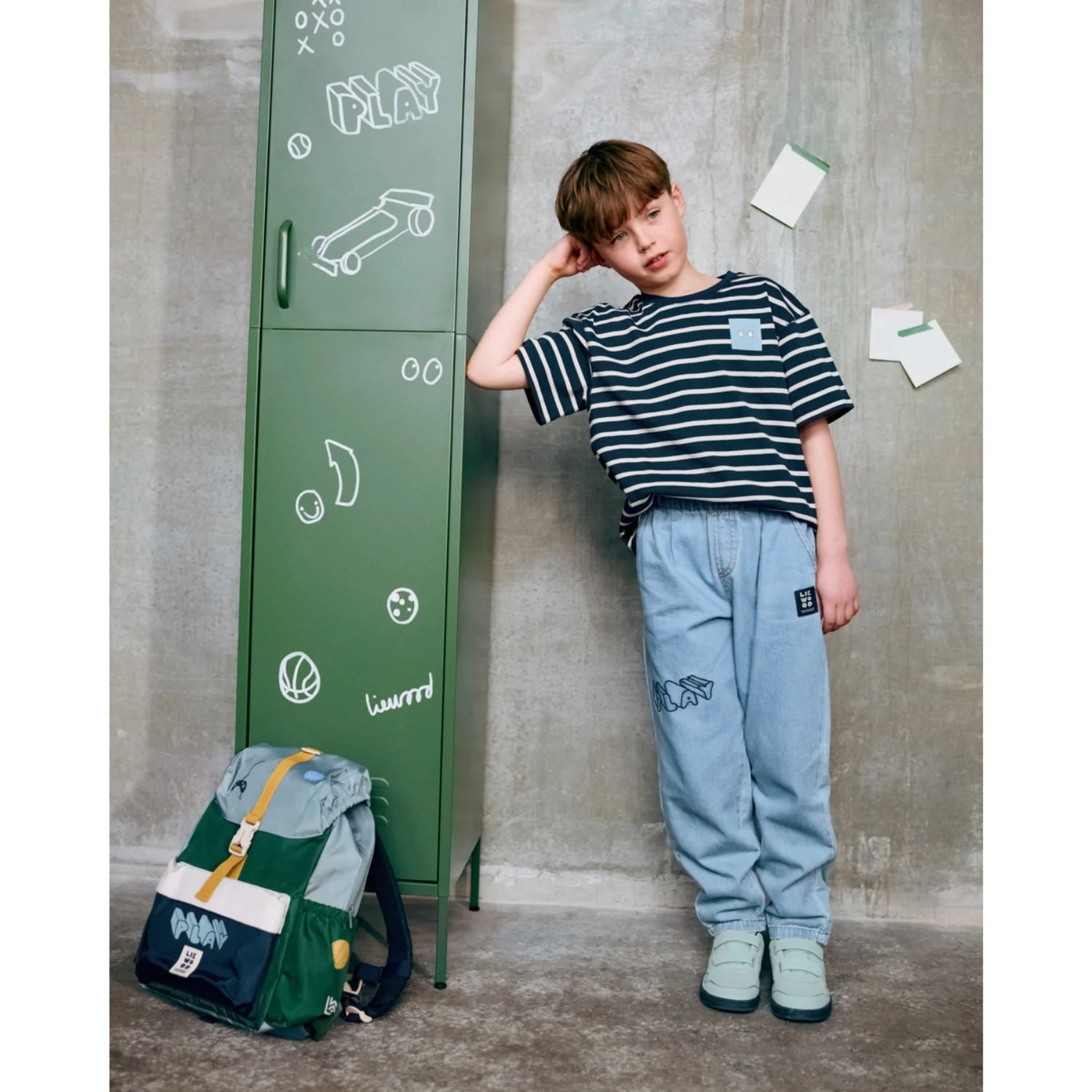 LIEWOOD Play / Denim Borris Light Denim Placement Bukser - Image 2