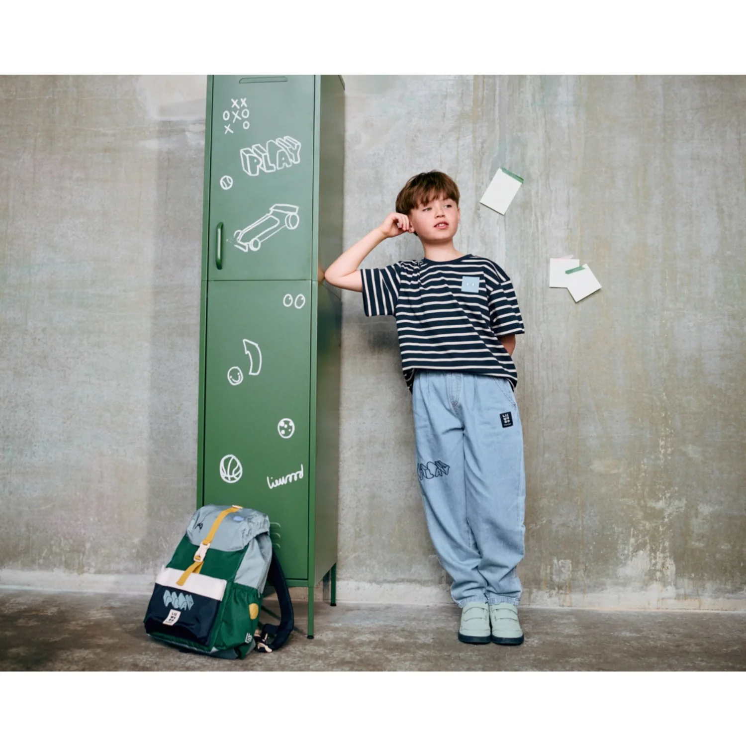 LIEWOOD Play / Denim Borris Light Denim Placement Bukser - Image 3