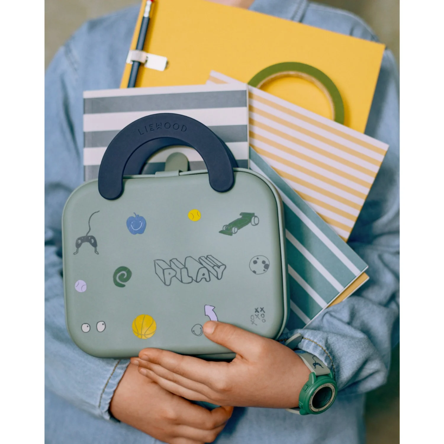 LIEWOOD Play / Dusty Peppermint Elara Foldbar Lunchbox - Image 2
