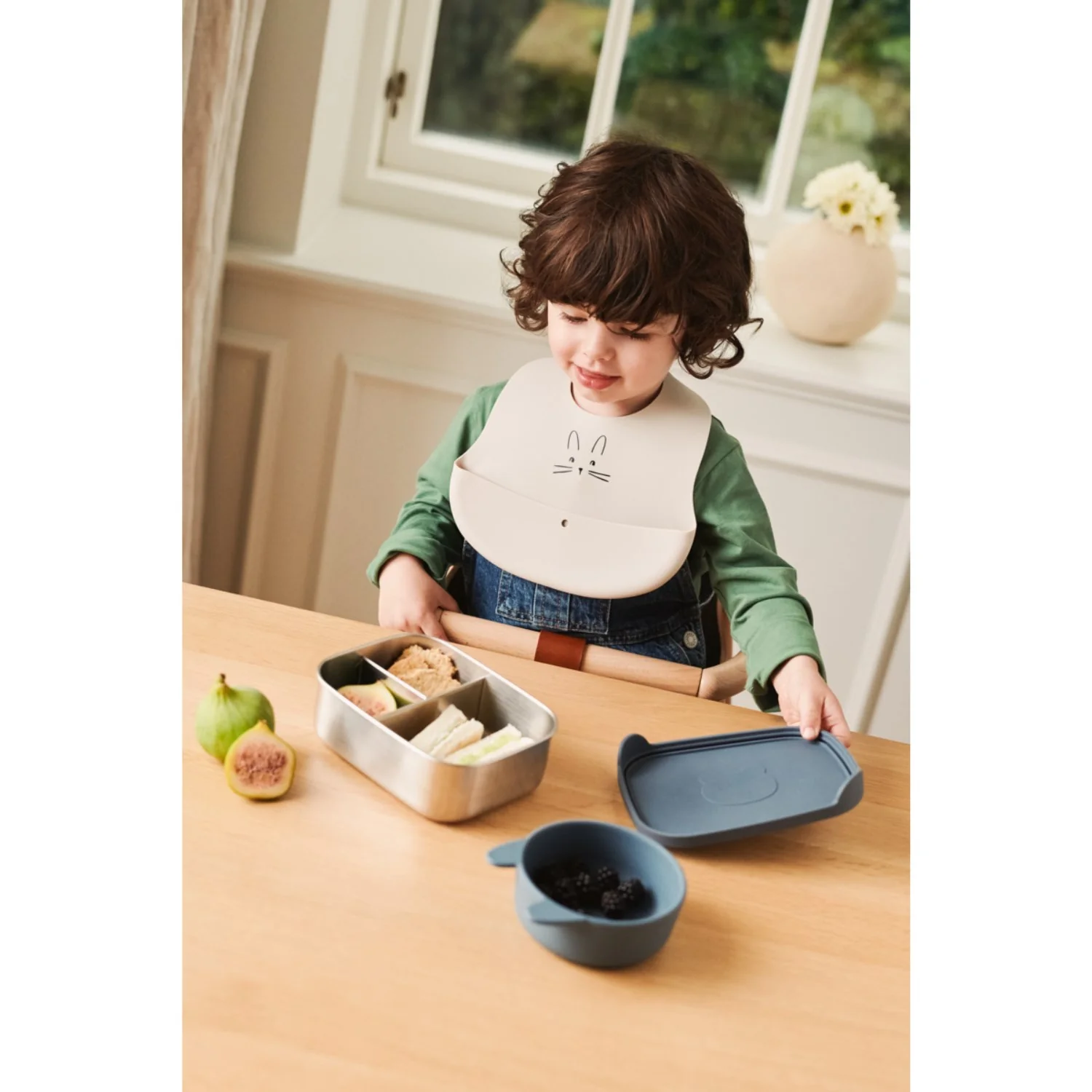 LIEWOOD Rabbit Sandy / Oat Ember Printed Hagesmæk 2-pack - Image 4